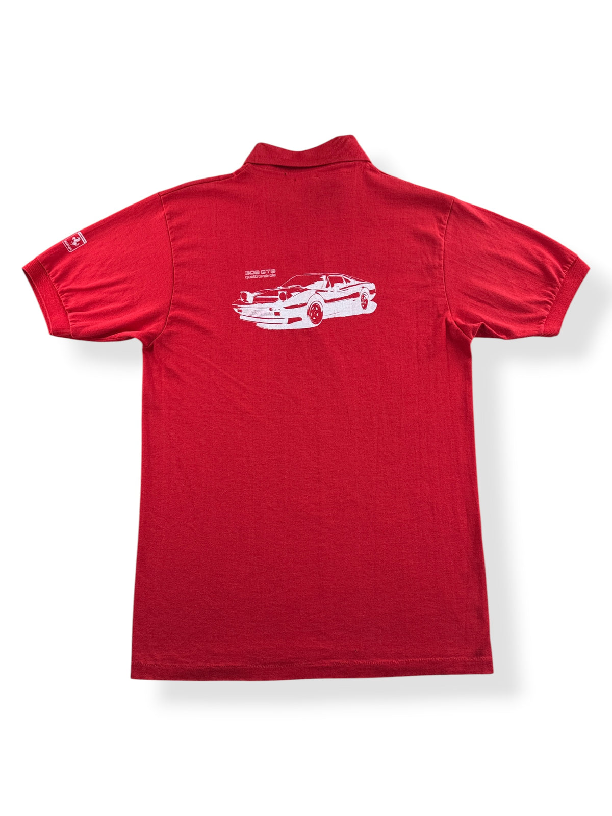 Back of Vintage 80s Era Ferrari Polo SZ M (Fits S)