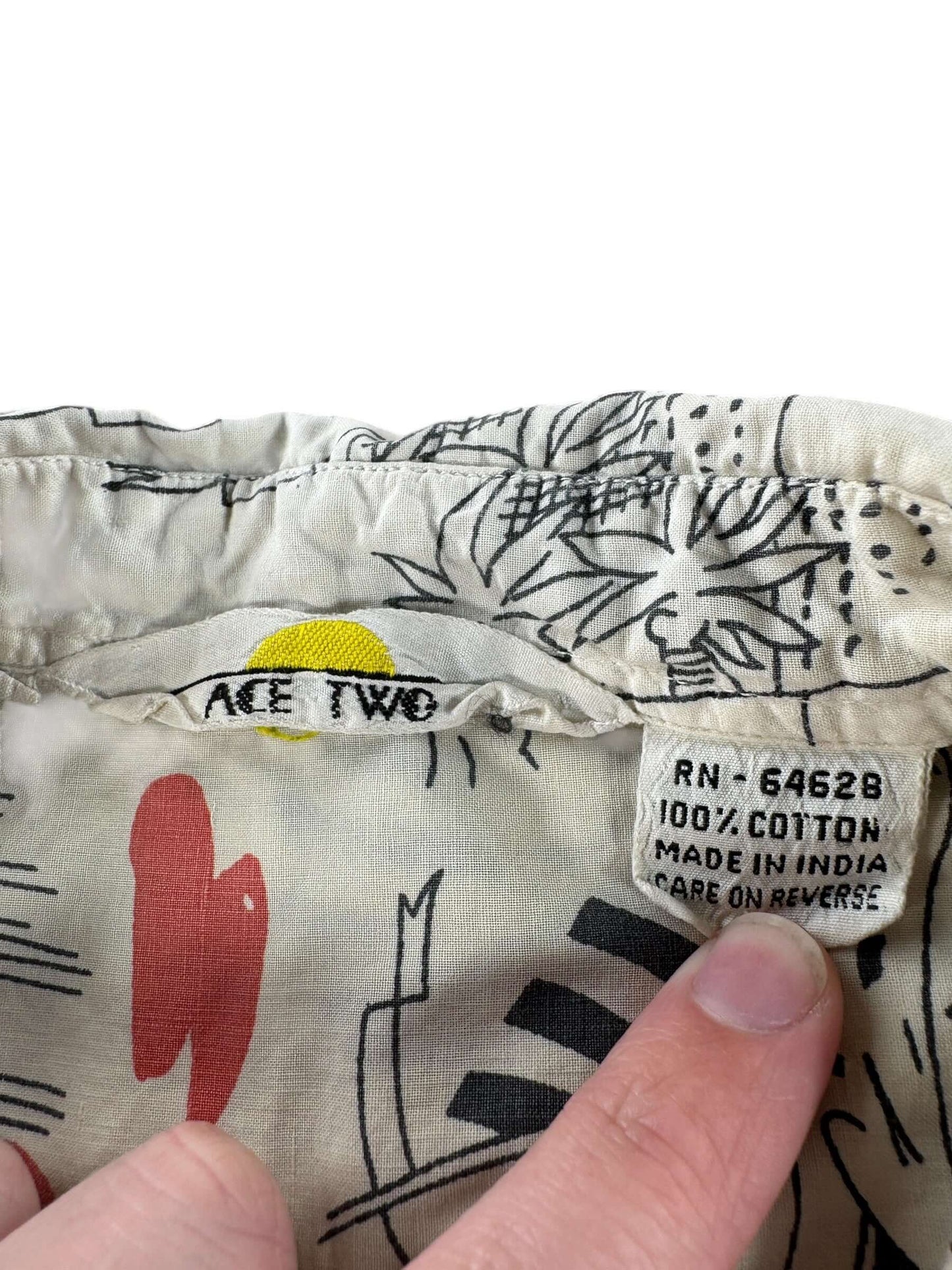 Tag on Vintage Ace Two Short Sleeve SZ M