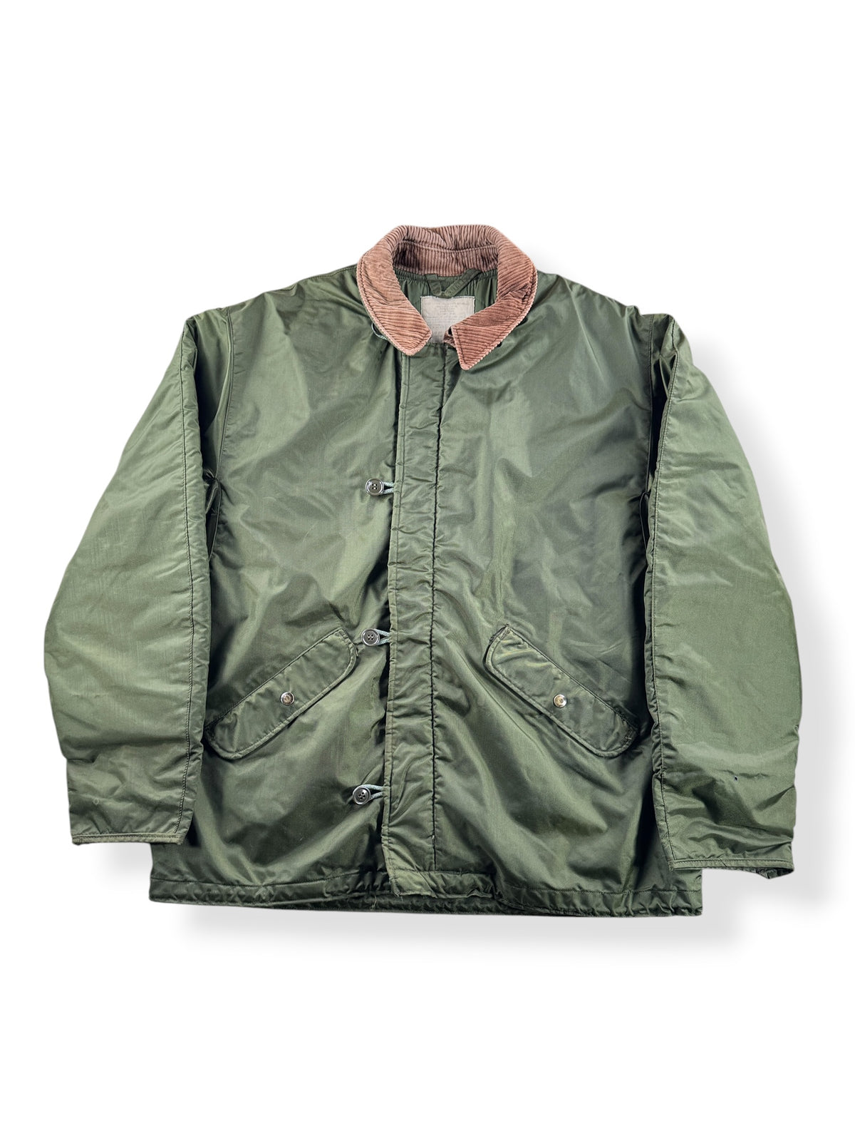Front of Vintage 70’s Extreme Cold Weather Insulated Military Jacket SZ L
