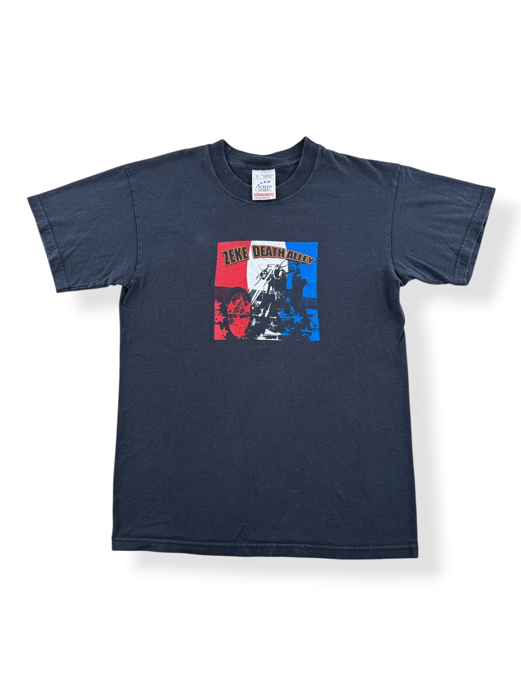 Front of Vintage Zeke Seattle Death Alley Band Tee SZ S
