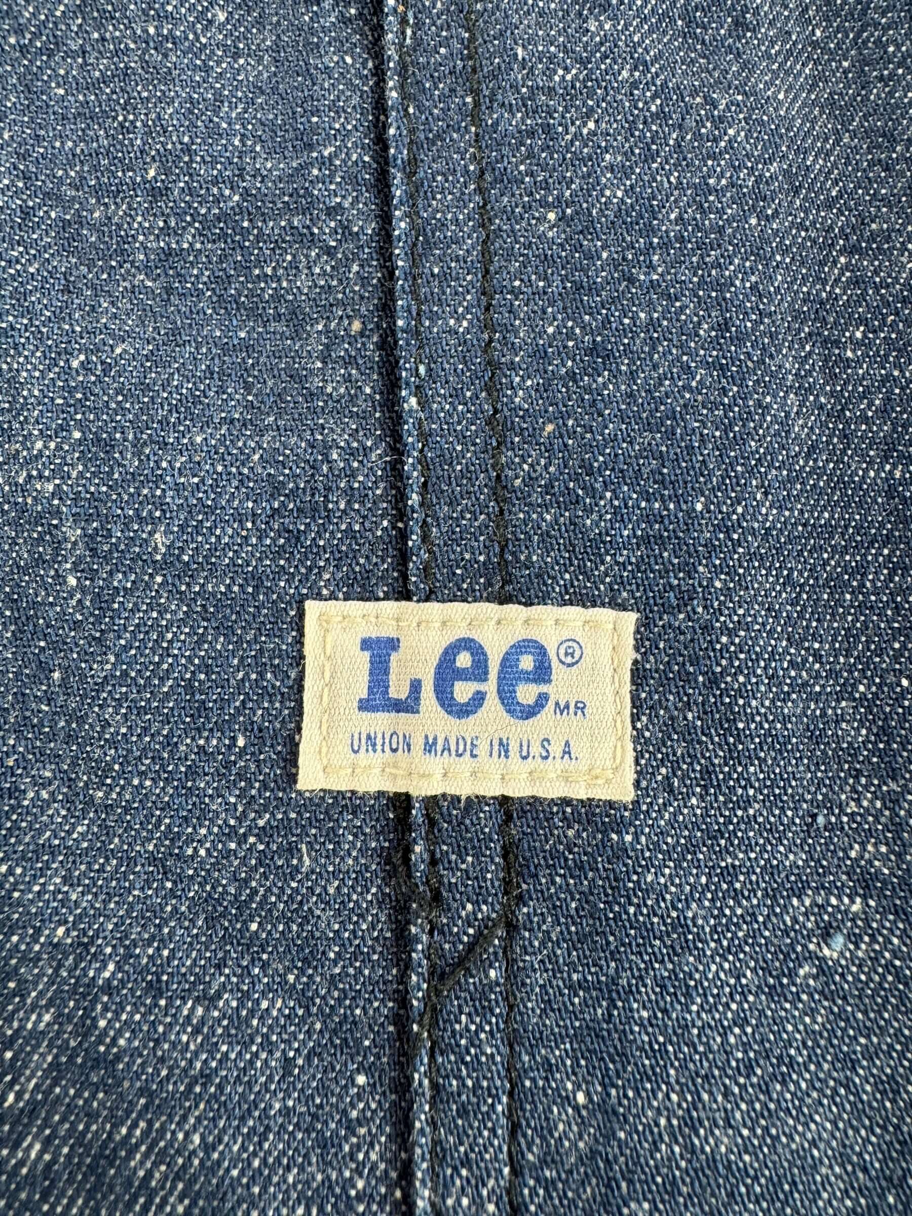 Label on Vintage NOS Lee Alaska Lining Blanket Lined Chore Coat SZ 46