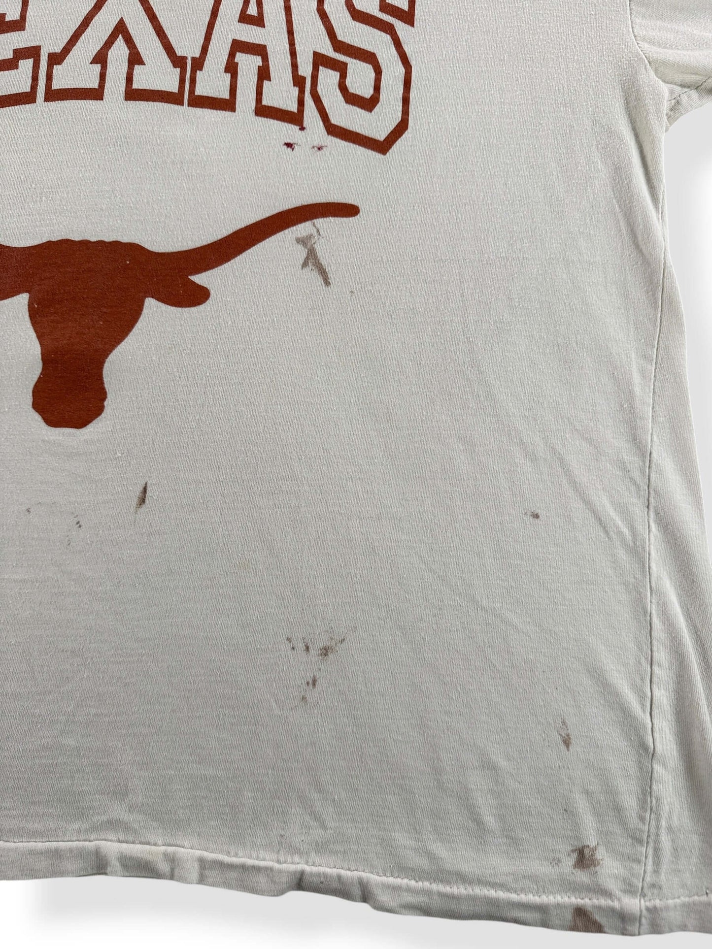 Staining on Vintage Texas Longhorns Tee SZ XL