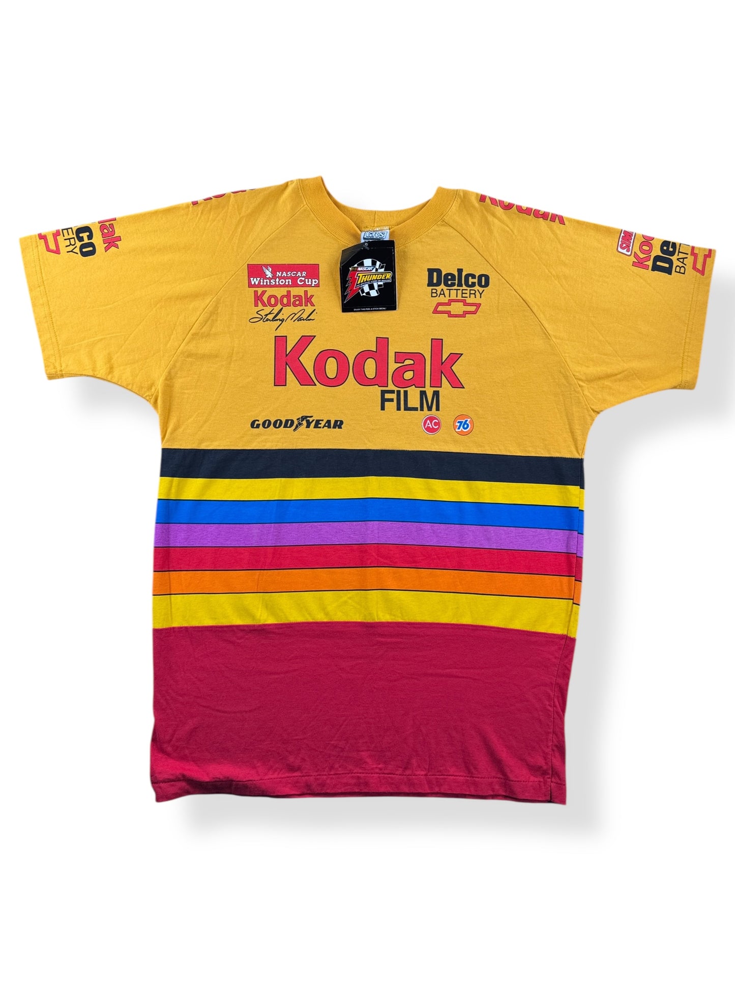 Front of Vintage NOS Kodak Film Racing Tee SZ L (Fits XL)
