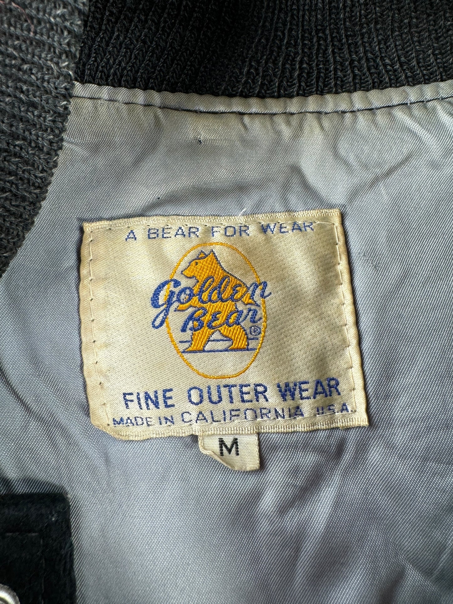 Tag on Vintage Golden Bear 69 Cancer Jacket SZ M