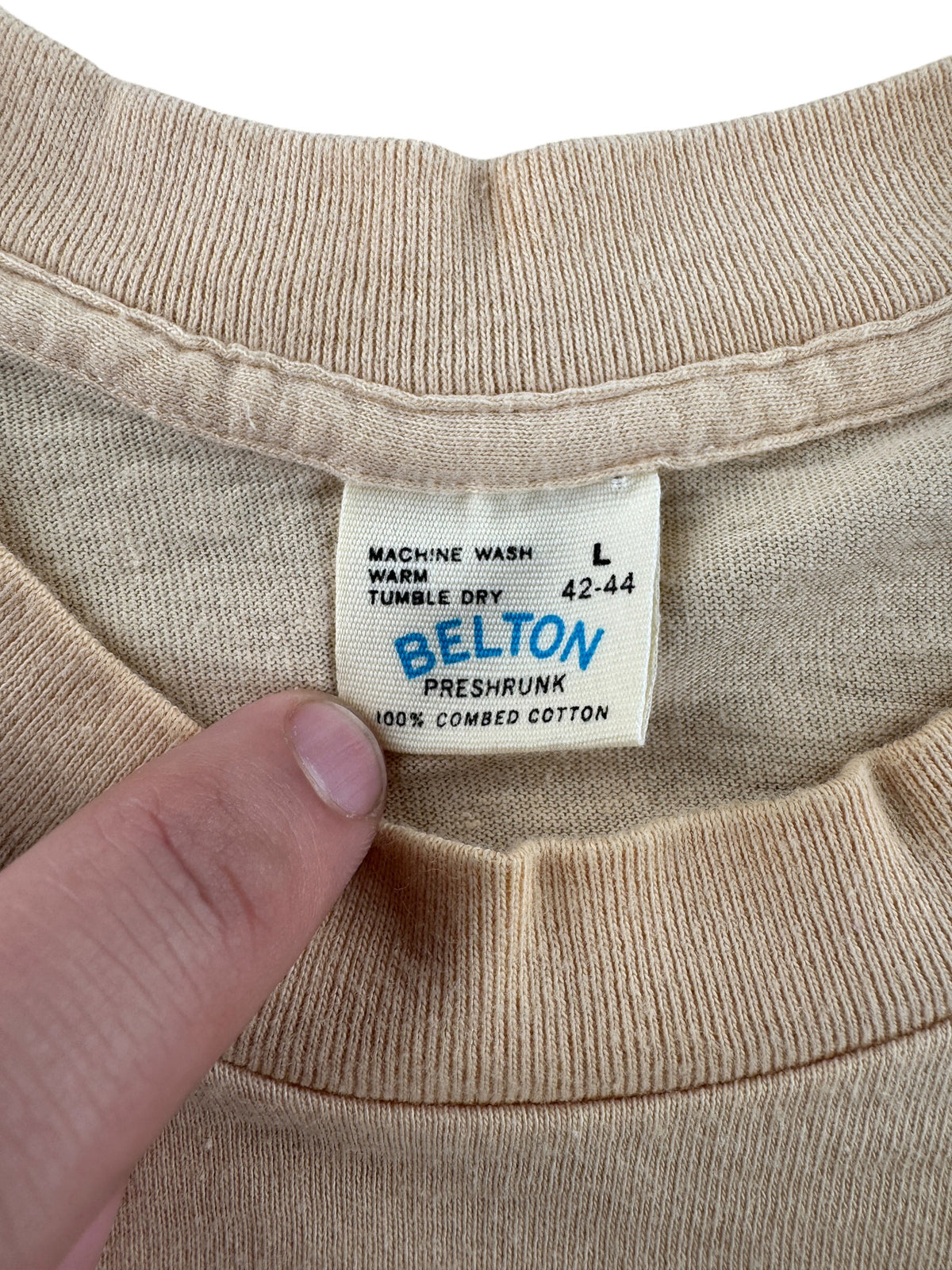Tag on Vintage Waylon '81 Tee SZ L