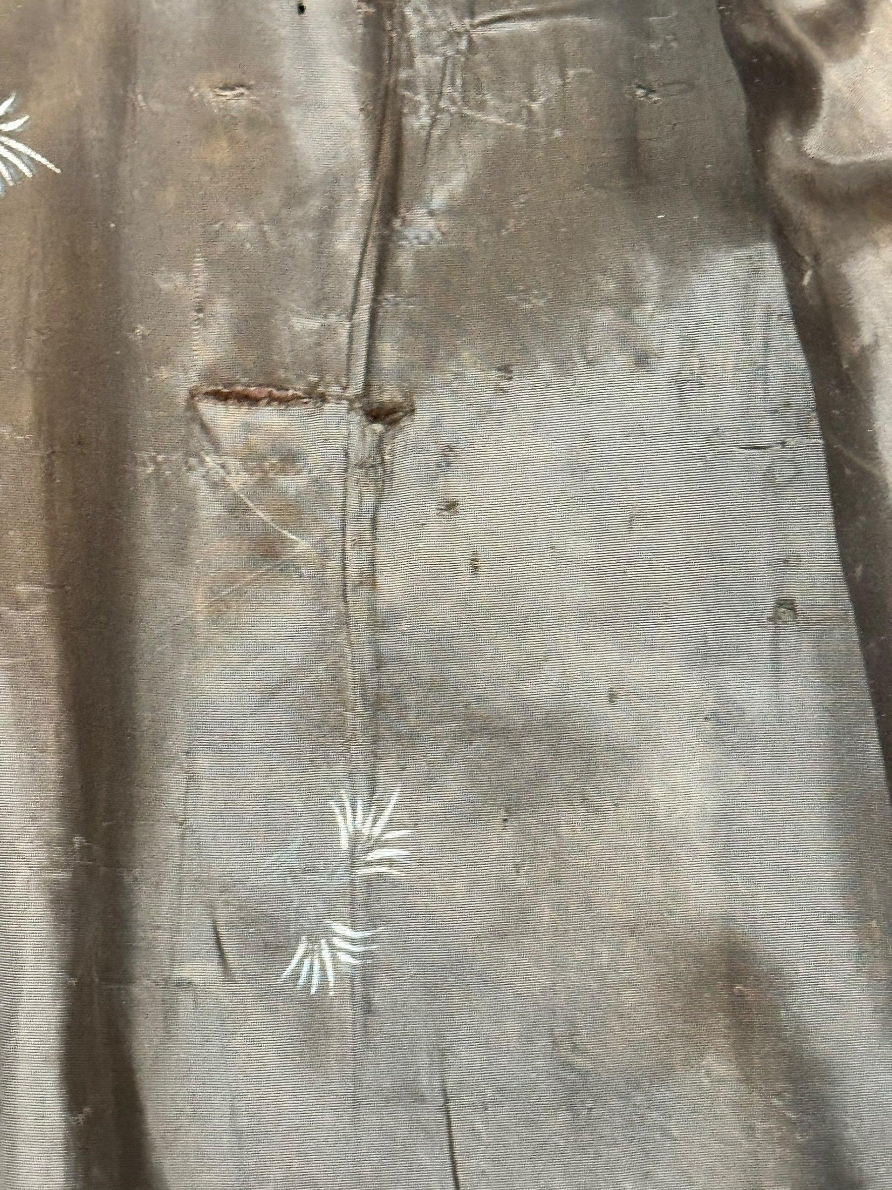 Tear in lining 1940s Mouten Coat M-L