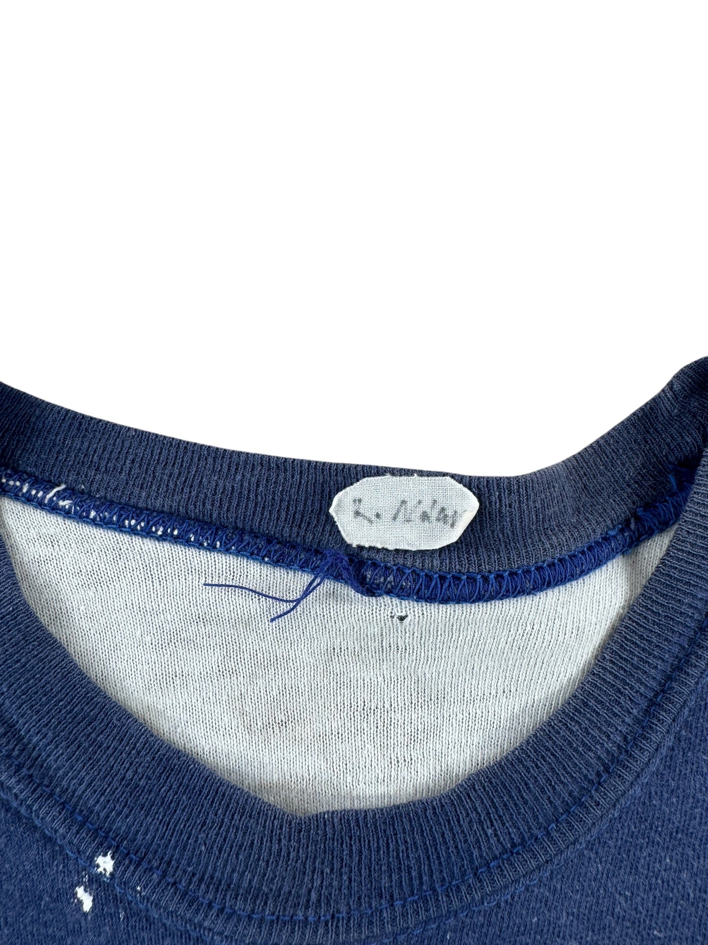 Name on Vintage Russell Southern Painters Tee SZ M (Fits XS)