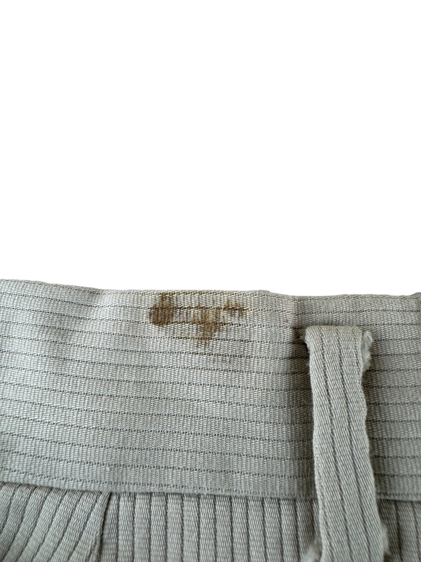 Stain on Vintage Fieldmaster Piqued Cotton Side Synch Trousers W33