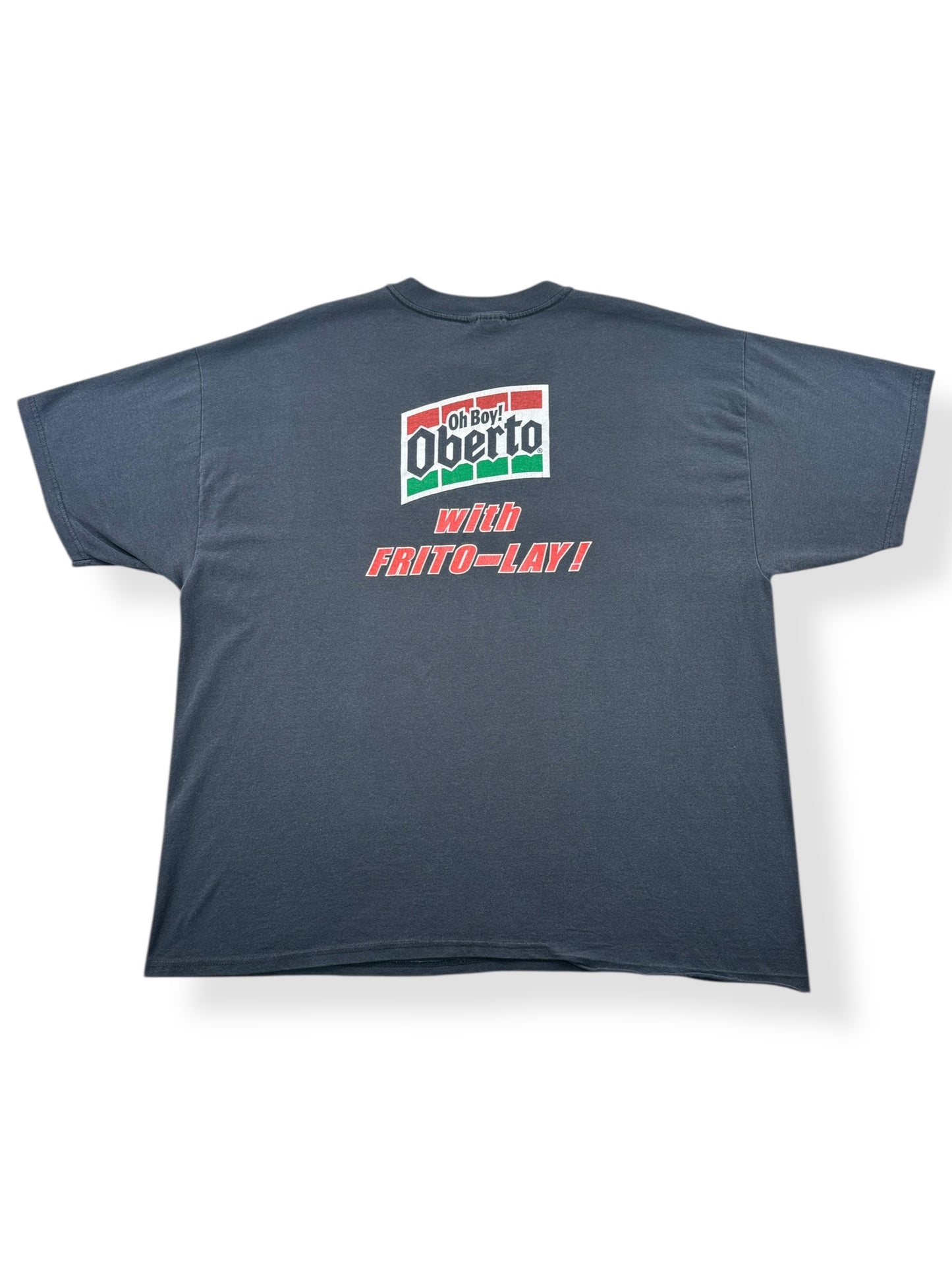 Back of Vintage On Our Way Oberto Tee SZ XXL