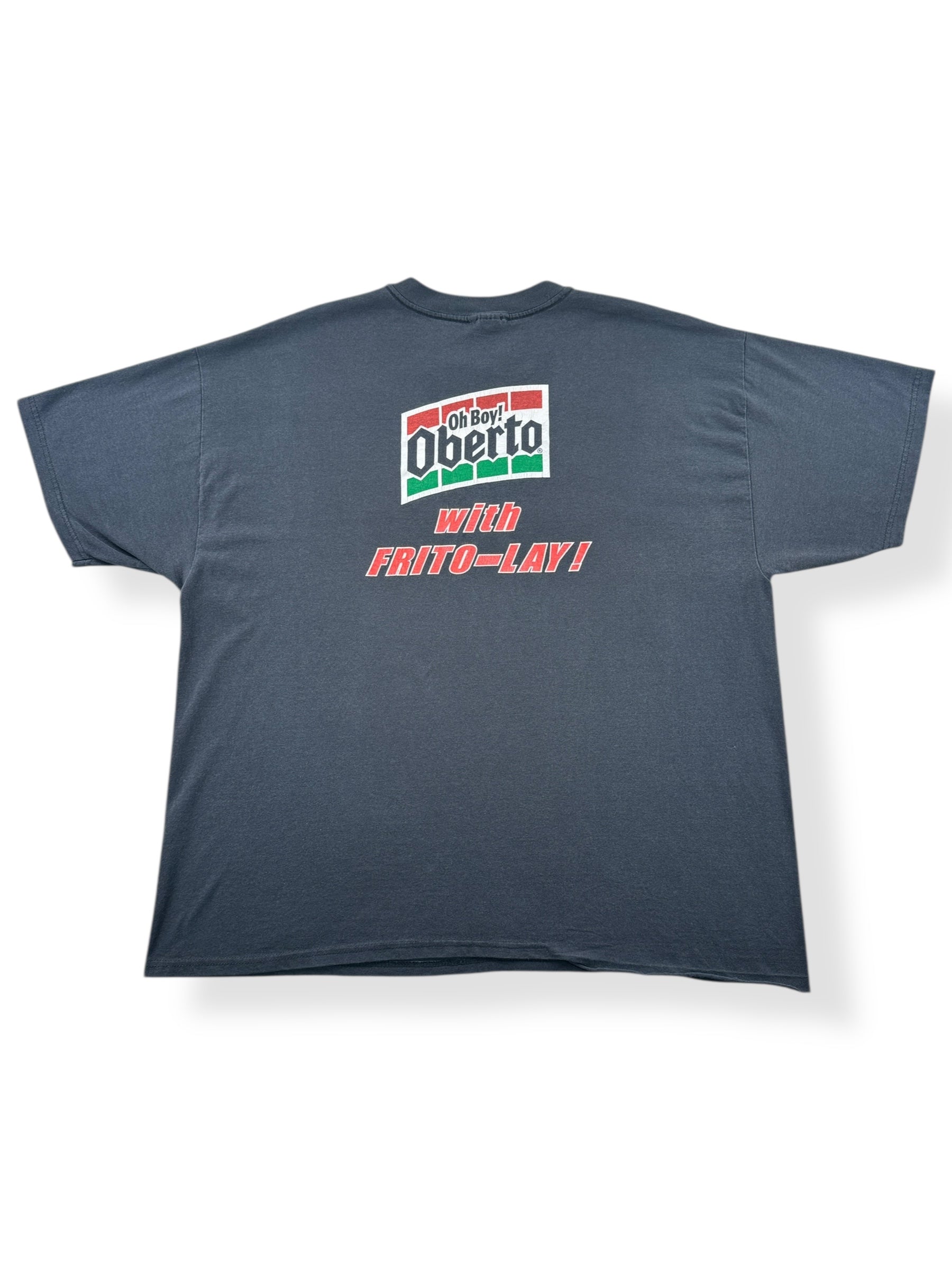 Back of Vintage On Our Way Oberto Tee SZ XXL