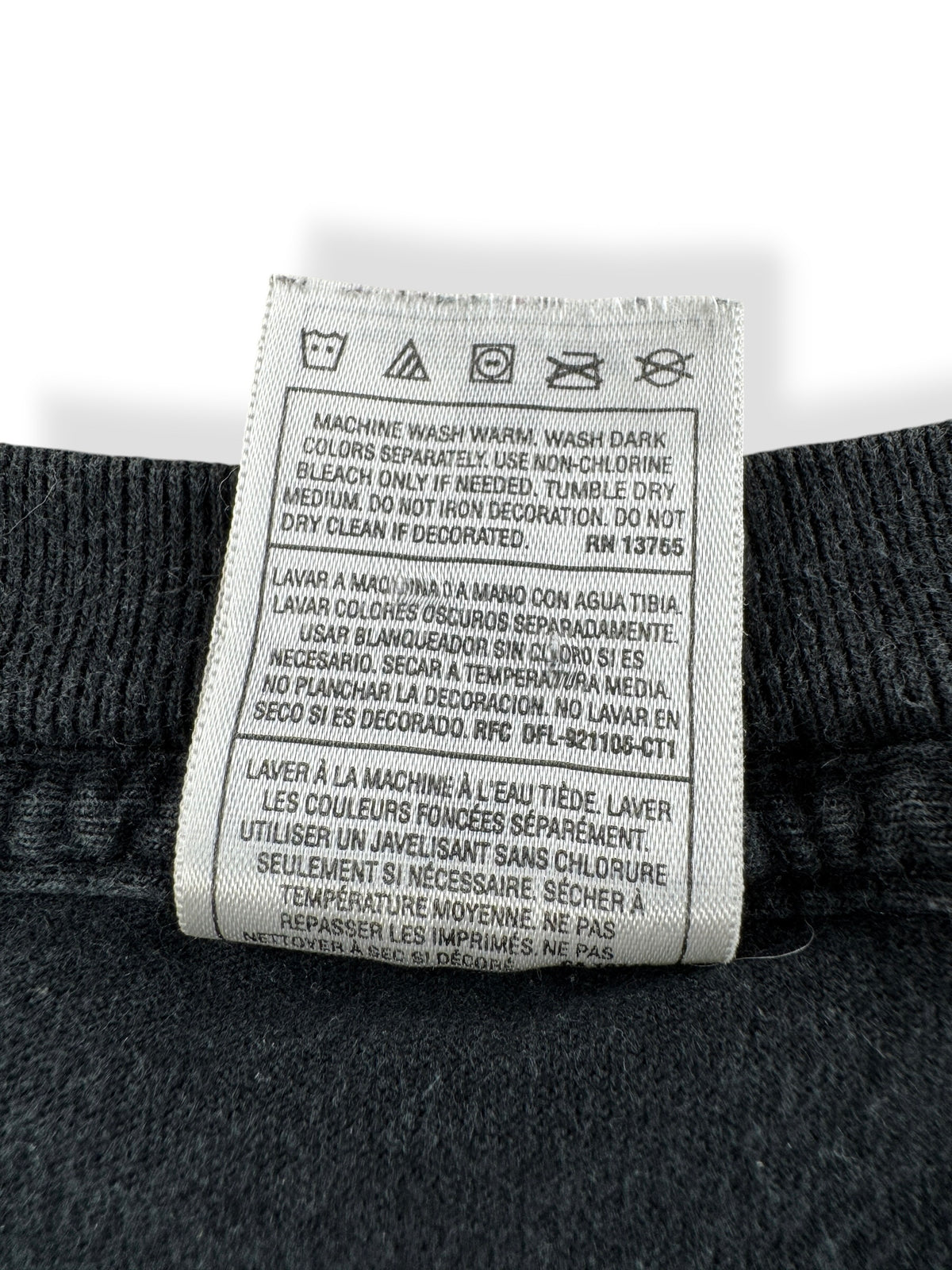 Back of tags on Vintage Circle Jerks Tee SZ L