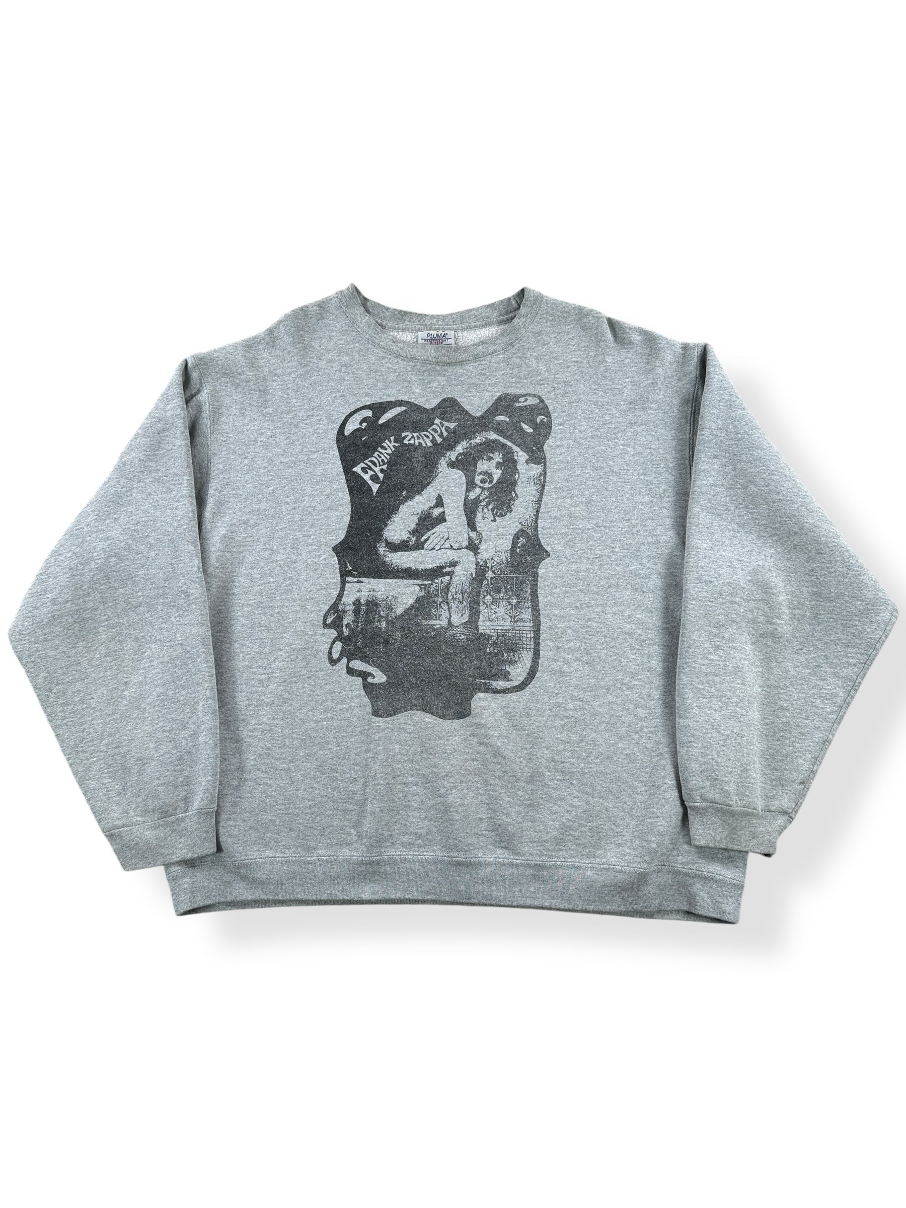 Front of Vintage Frank Zappa Crewneck SZ XL