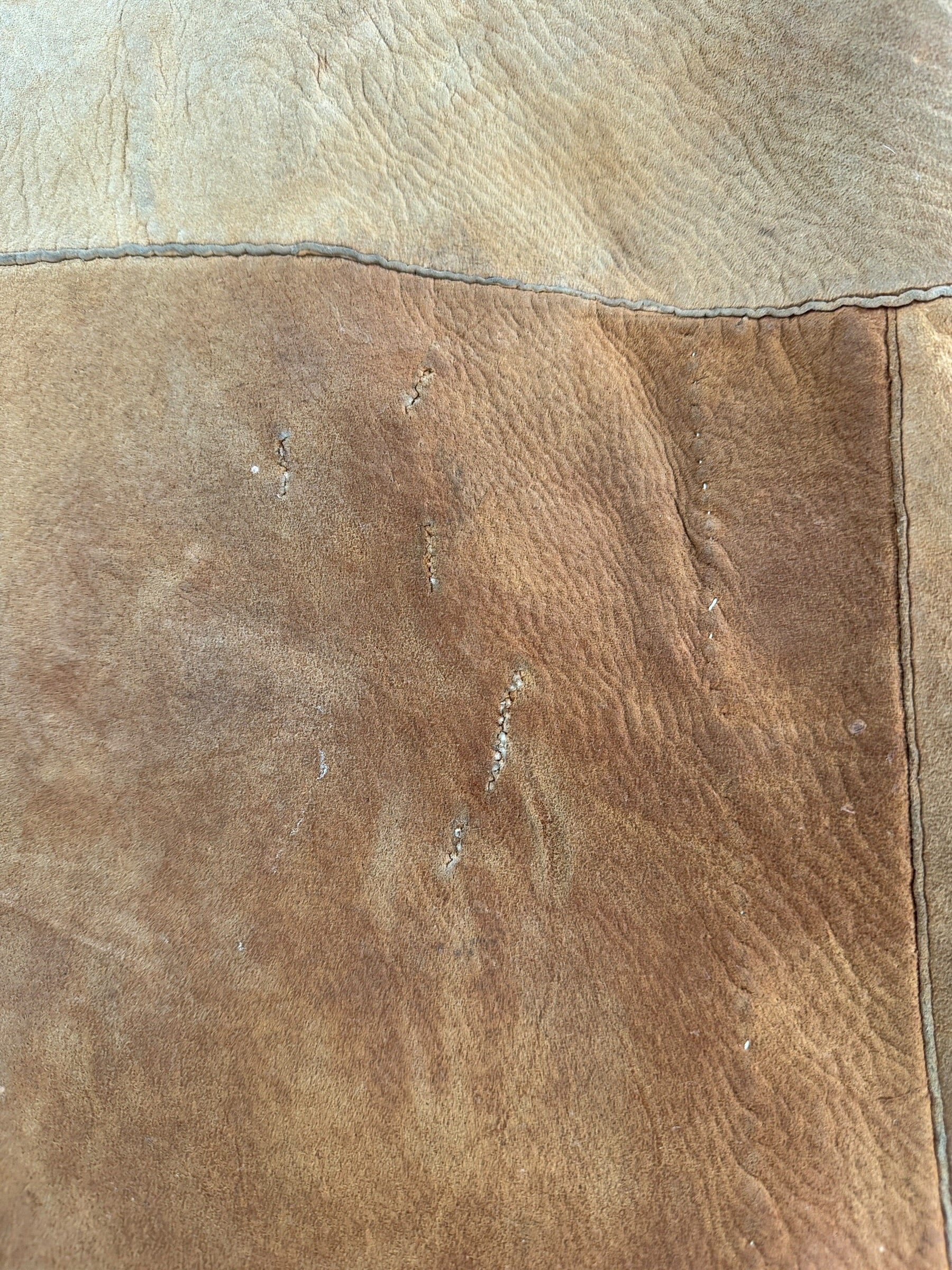 Repairs on Vintage Handmade Suede Coat SZ M - AS IS
