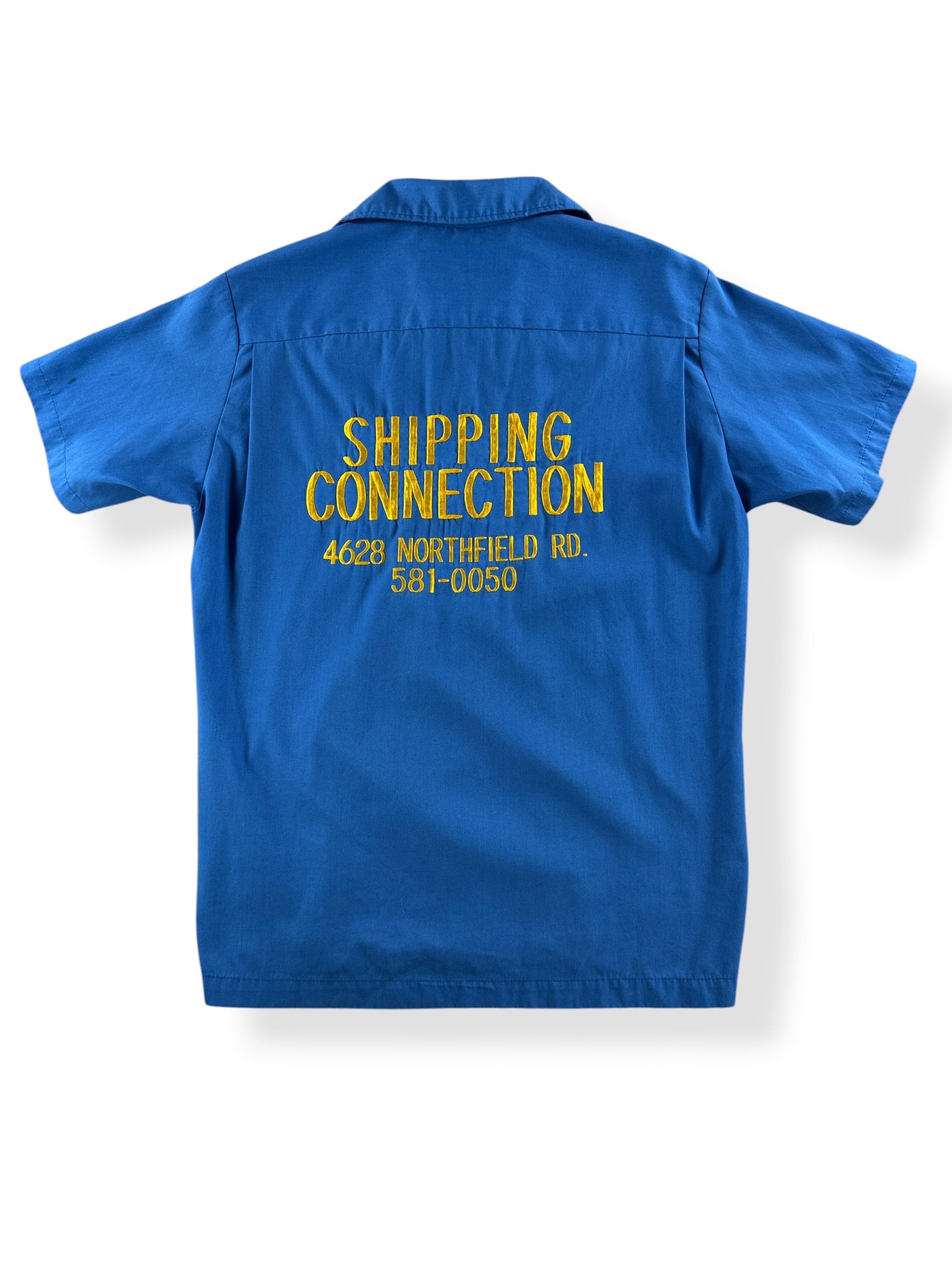 Back of Vintage Hilton Bowling Shirt SZ S