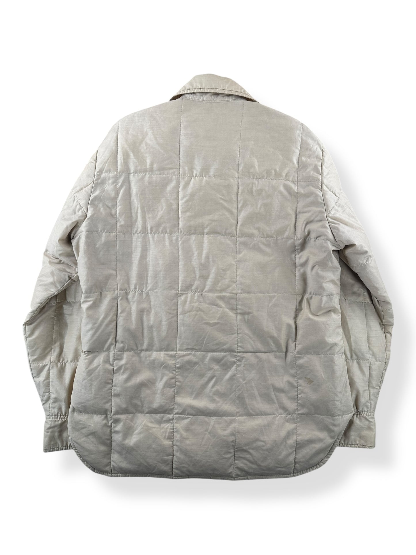 Back of Vintage Eddie Bauer Down Shacket SZ L