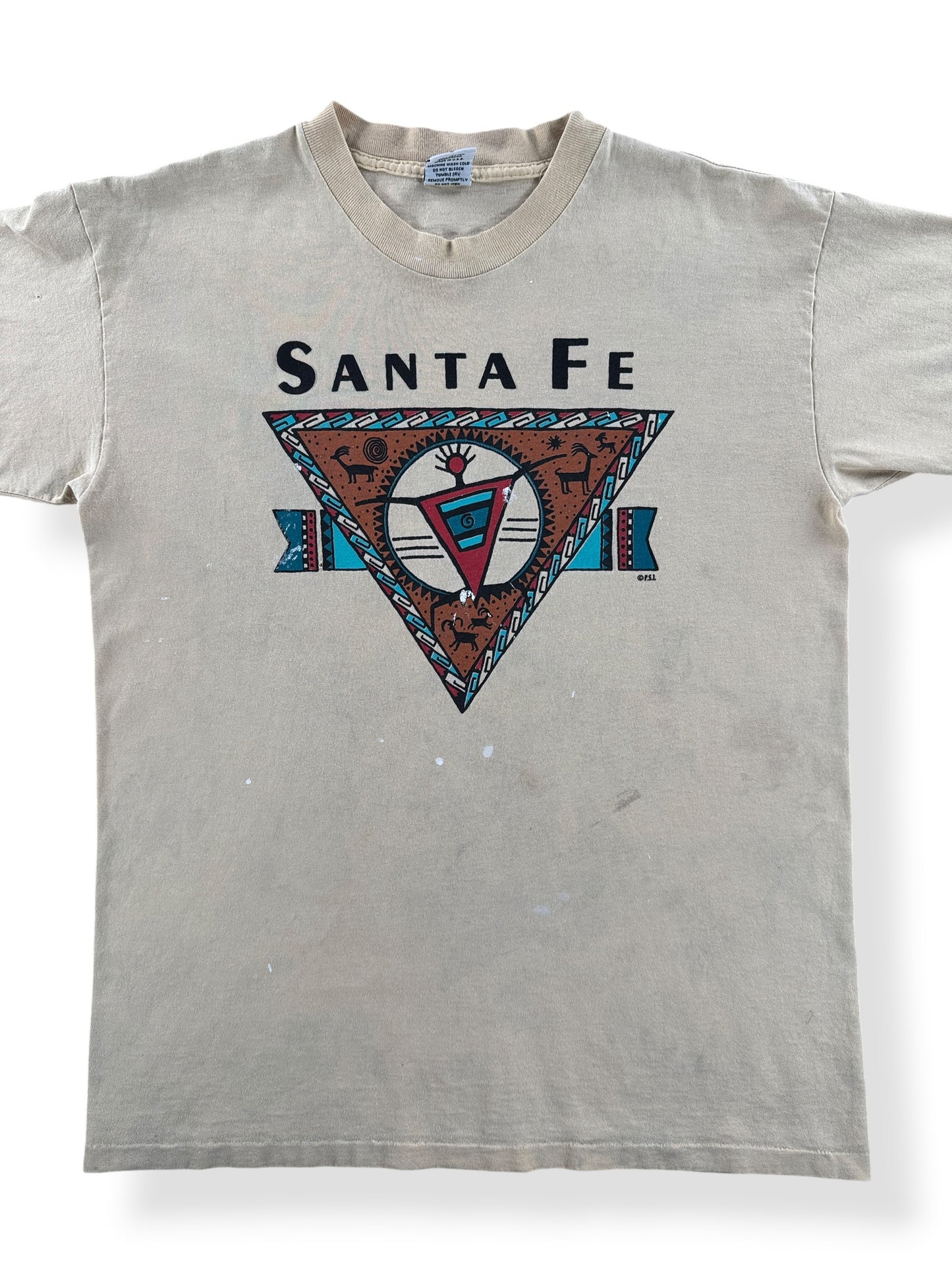 Front of Vintage Santa Fe Painter Tee SZ L