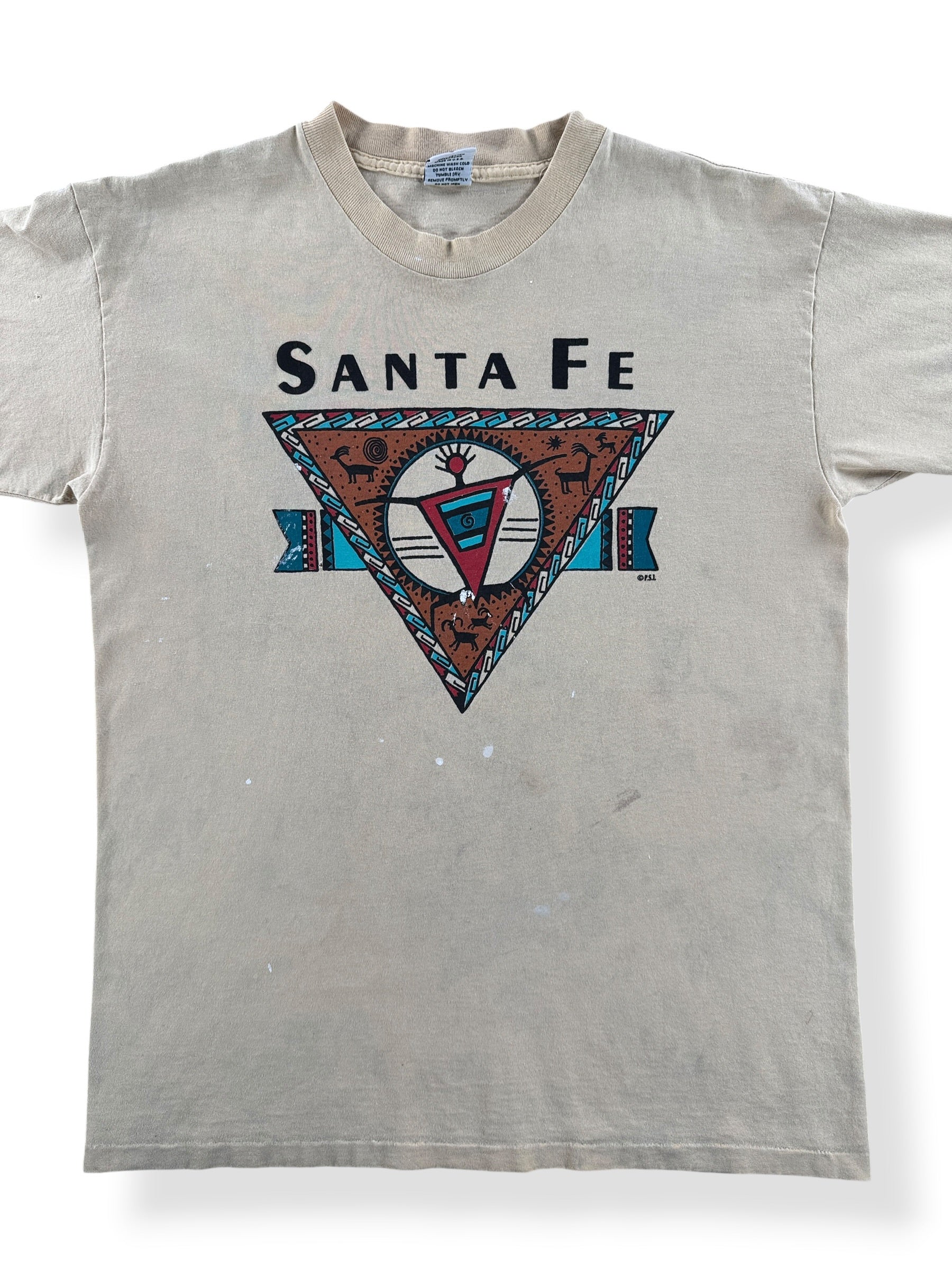 Front of Vintage Santa Fe Painter Tee SZ L