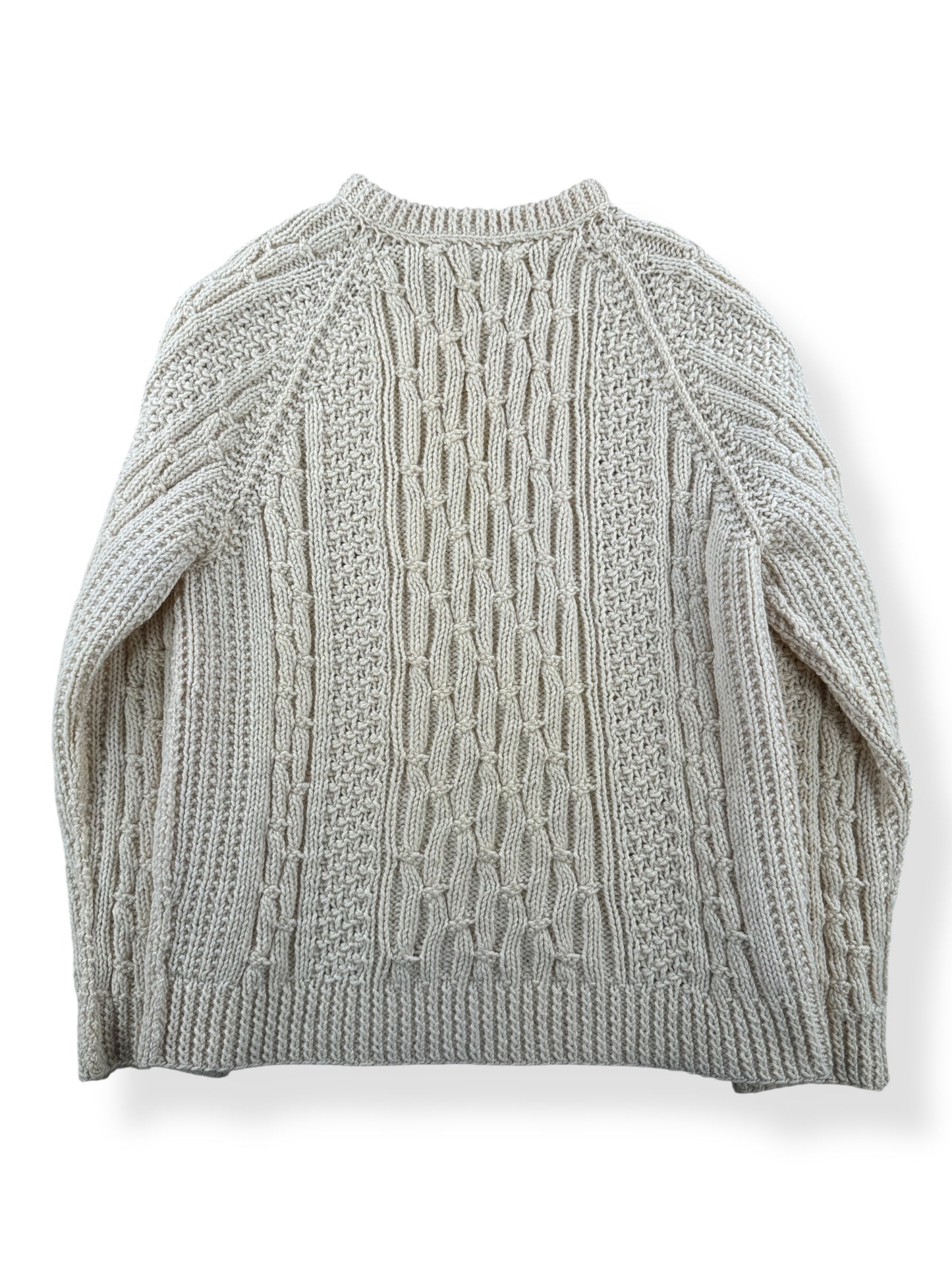 Back of Vintage Irish Fishermen Sweater SZ M