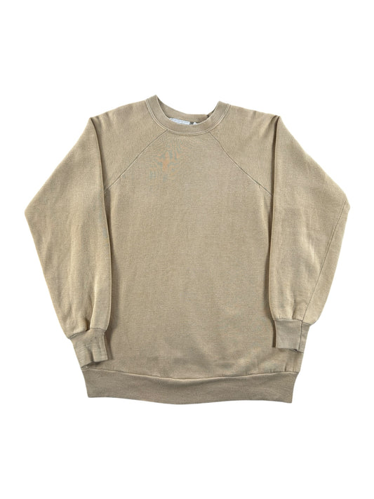 Front of Vintage Kingsroad Blank Beige Crewneck SZ XL (Fits M)