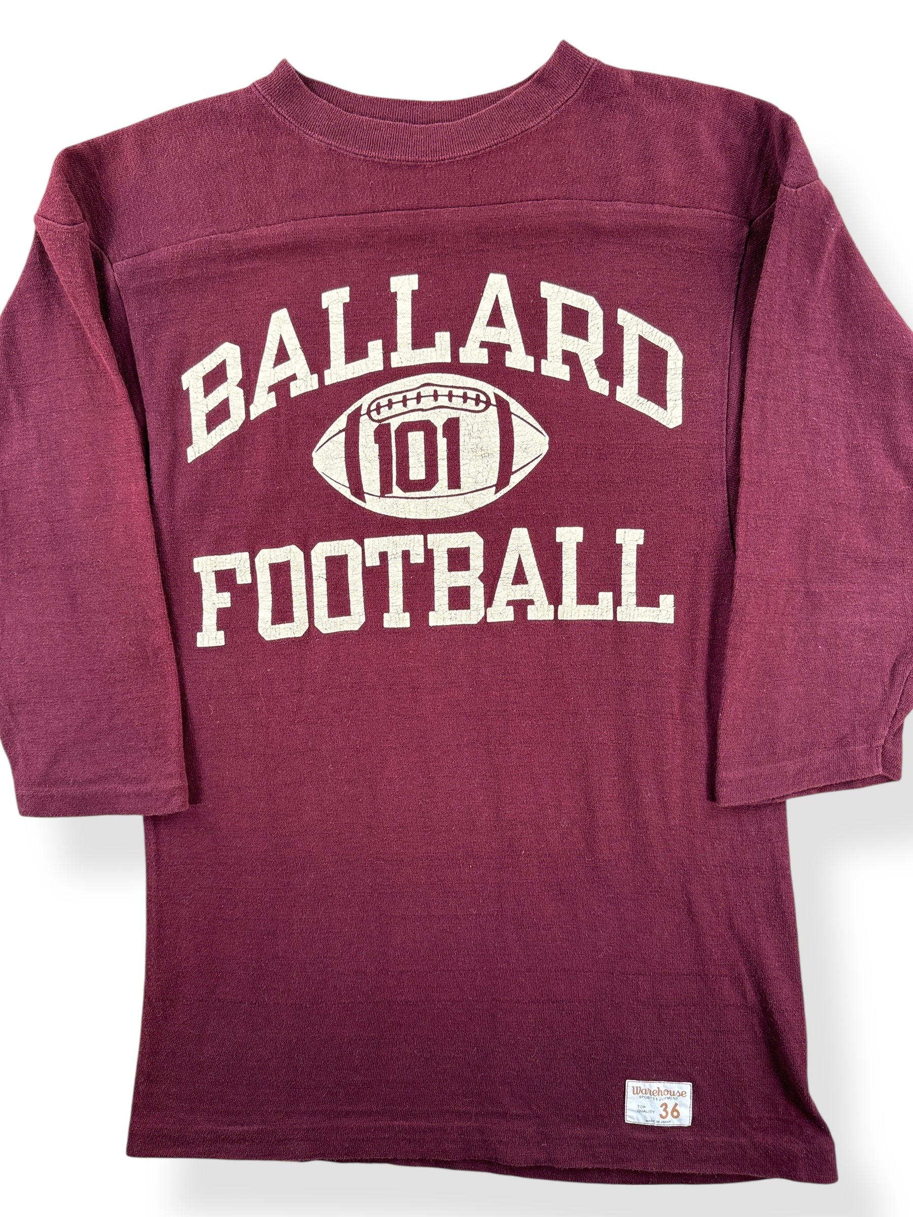 Front Close Up of Repro Ballard Football Jersey SZ S