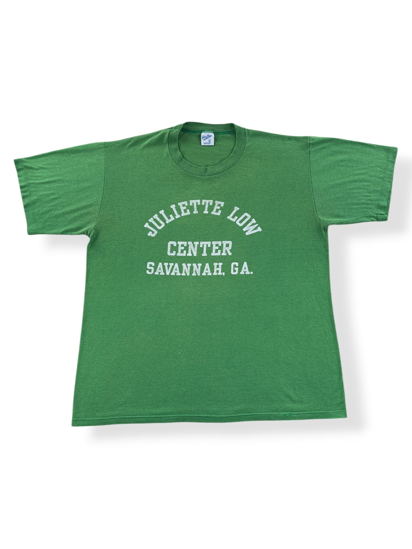 Front of Vintage Juliette Low Girl Scout Tee SZ XL