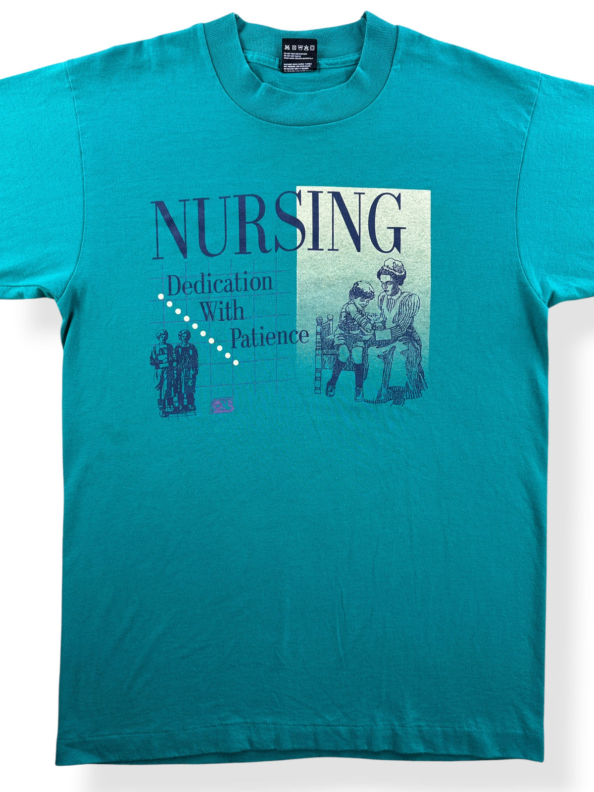 Close-up of Vintage Nursing Tee SZ M