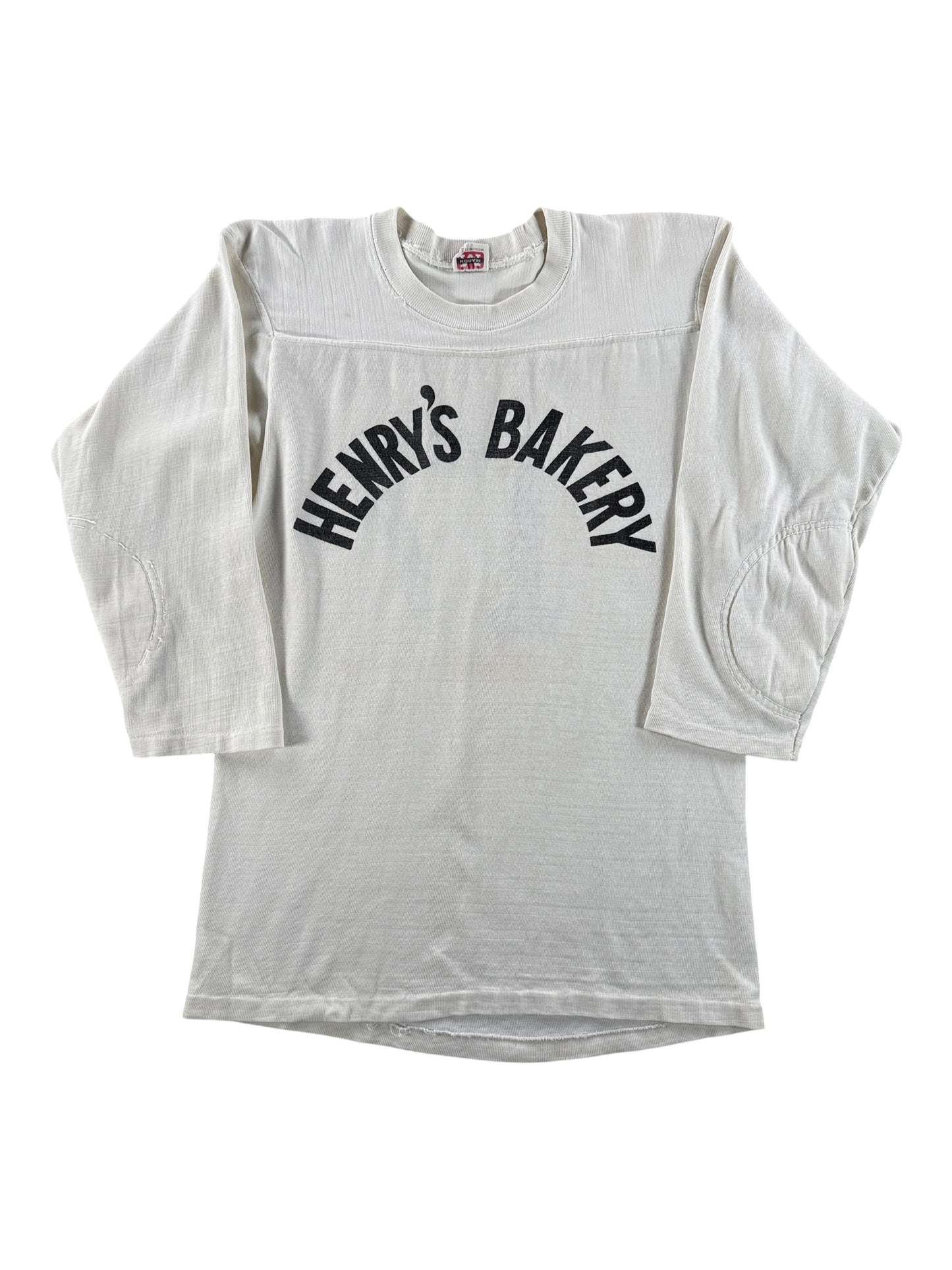Front of Vintage 50s Henry's Bakery Jersey