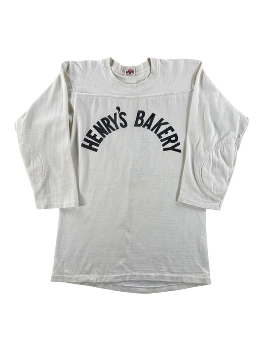 Front of Vintage 50s Henry's Bakery Jersey
