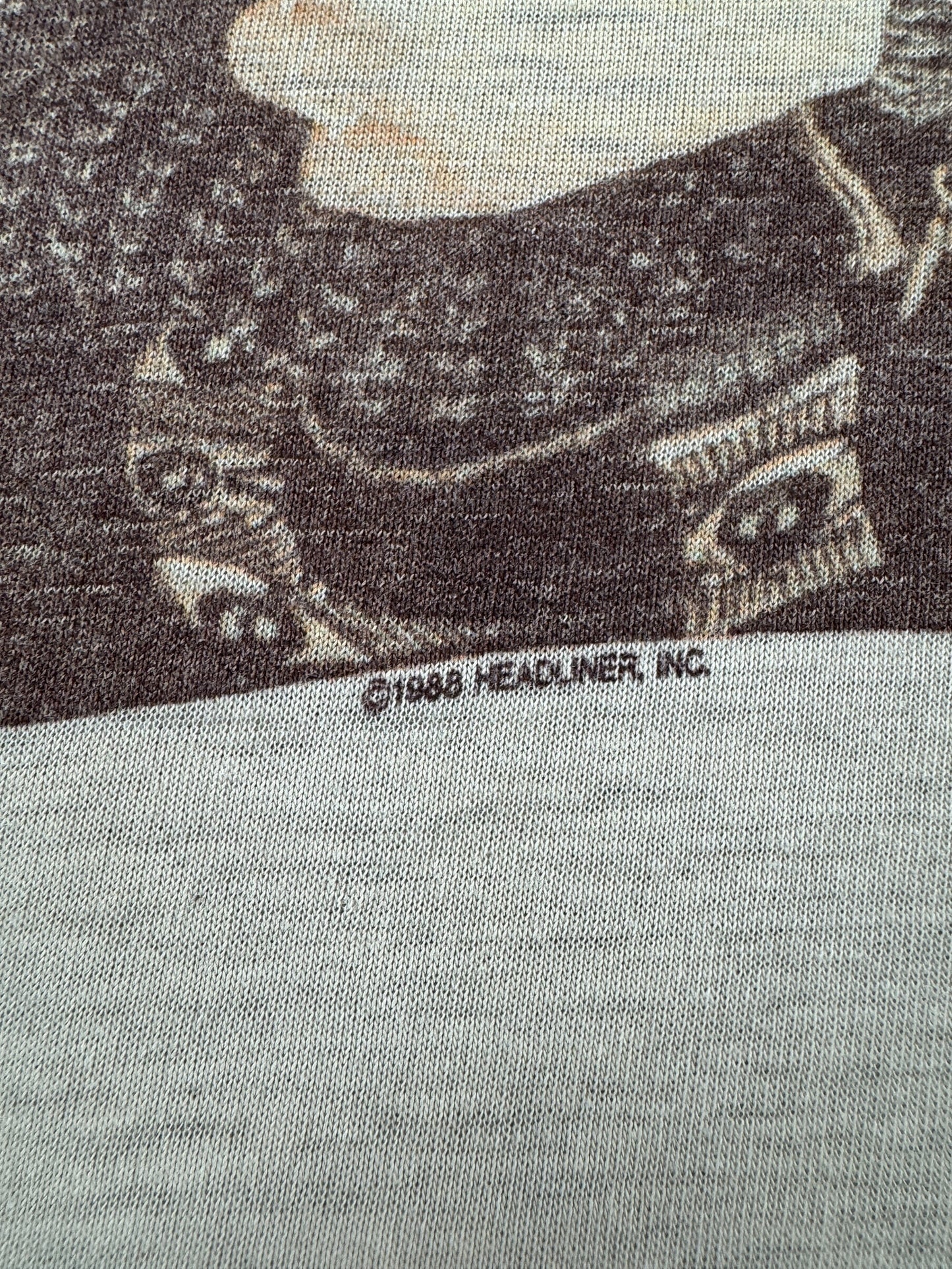Trademark on Vintage Paper Thin Tiffany Tee SZ L