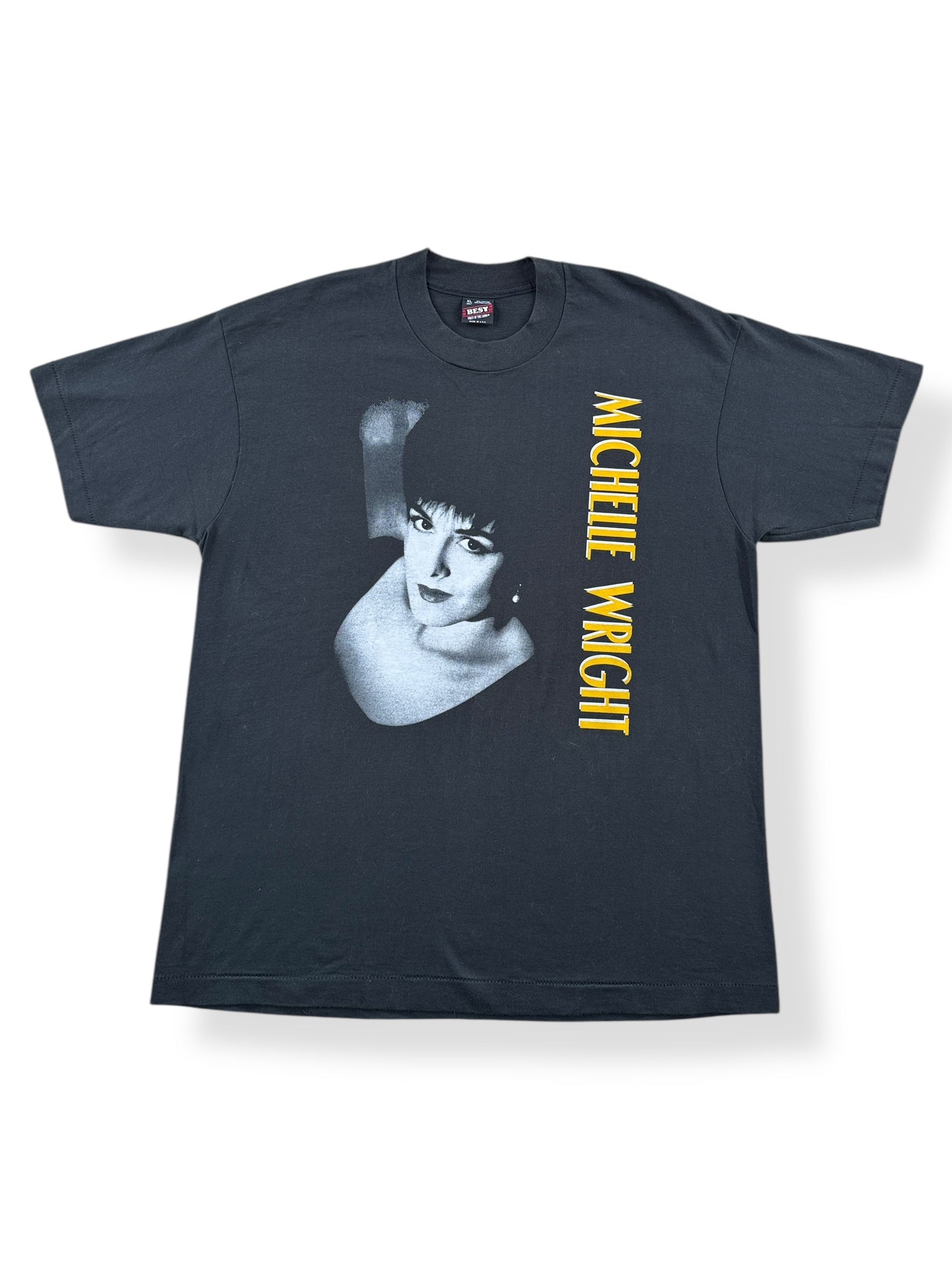 Front of Vintage Michelle Wright '93 Tour Tee SZ XL