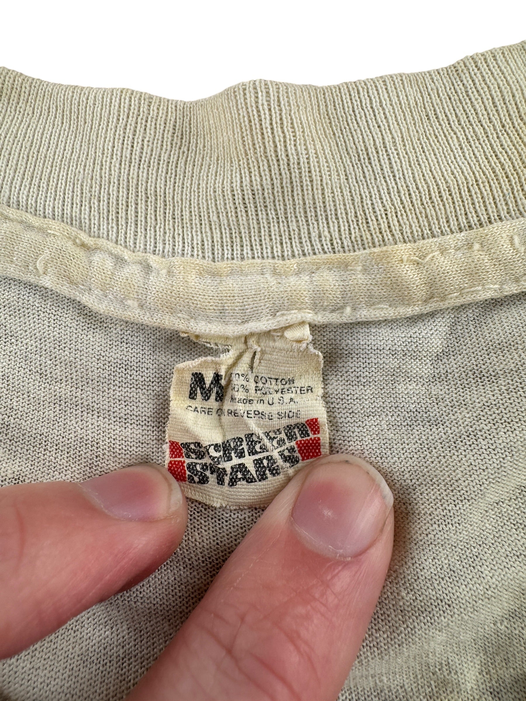 Tag on Vintage 1989 West Side Regional Champ B-Ball Tee SZ M
