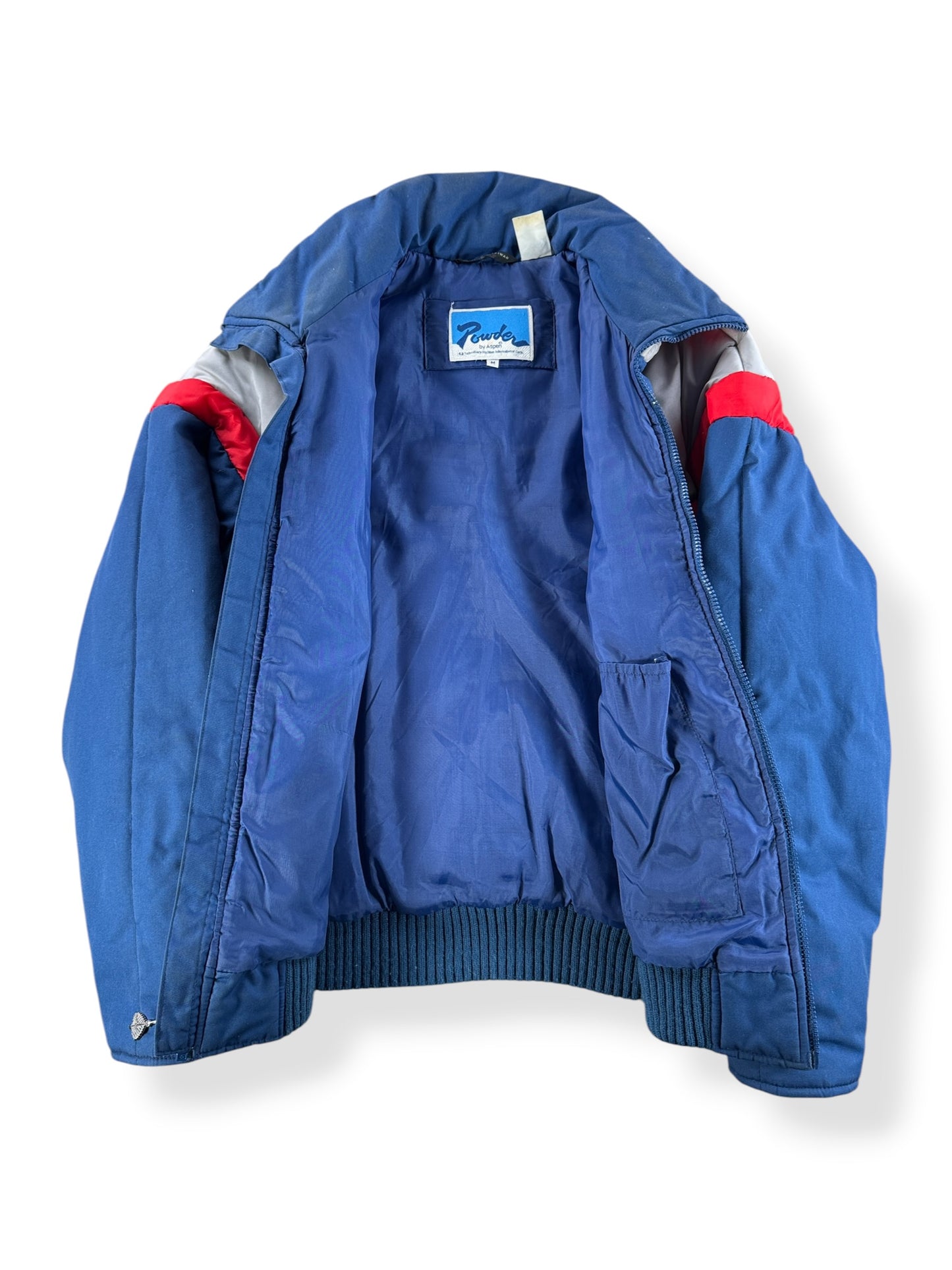 Inside of Vintage Aspen Powder Ski Jacket SZ M