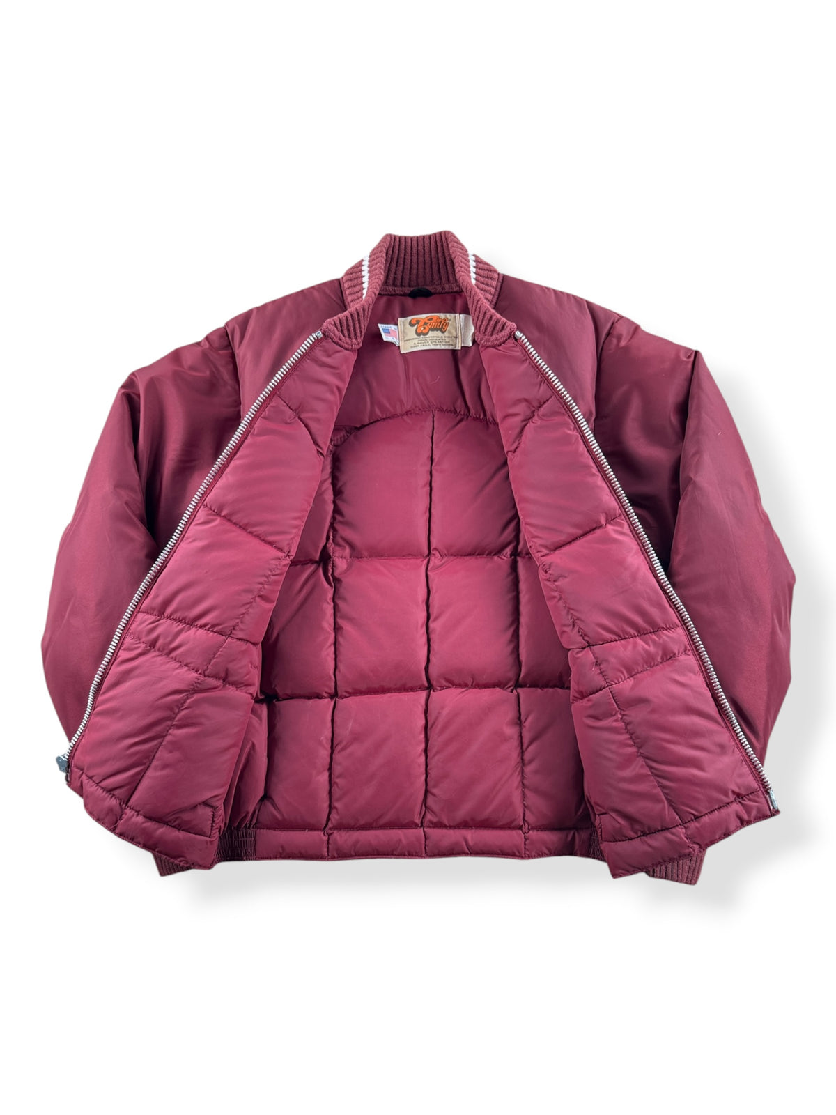 Inside of Vintage 70’s/80’s Comfy Brand Down Jacket SZ M