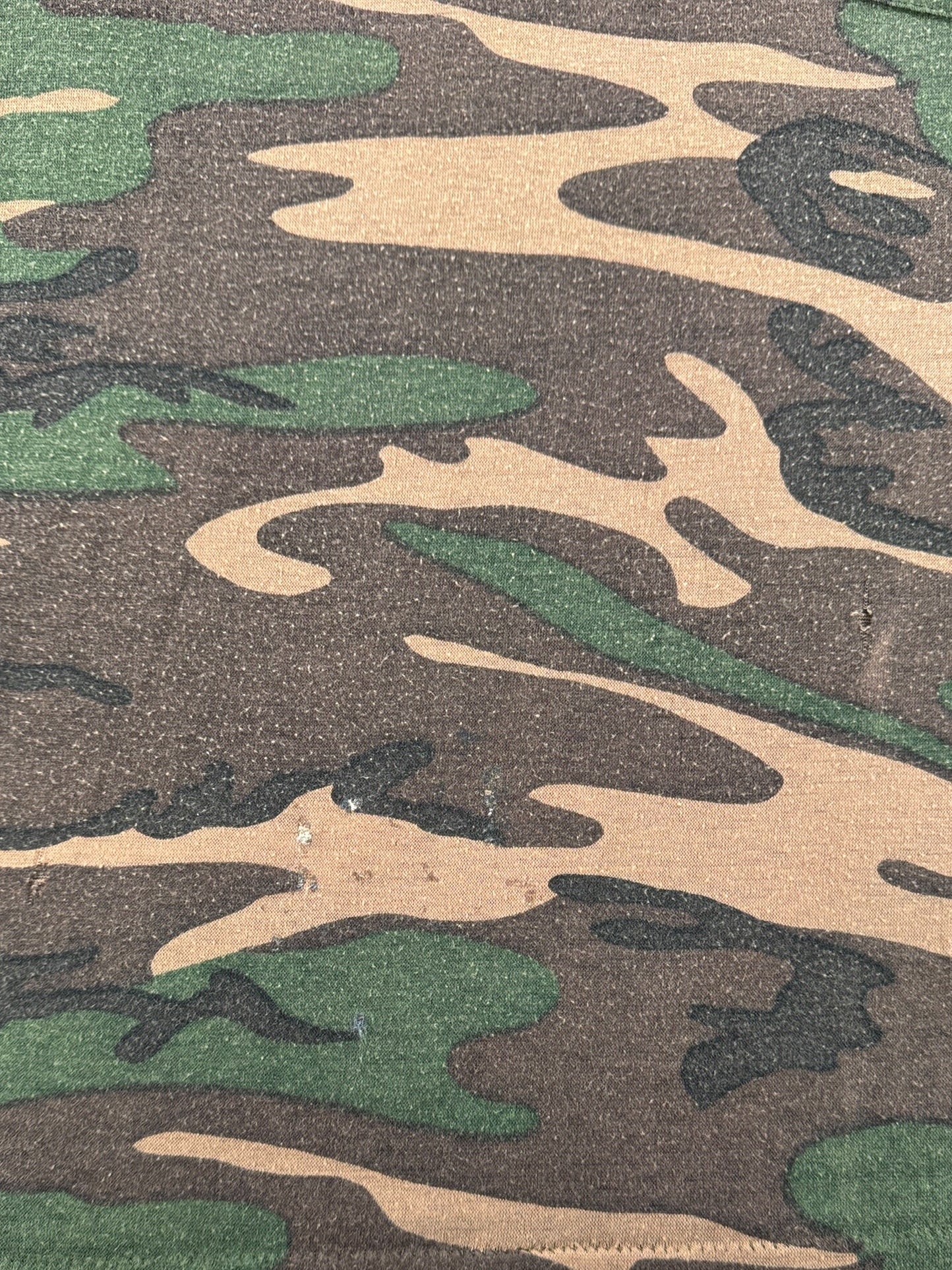 Wear on Vintage Camo Pocket Tee SZ L