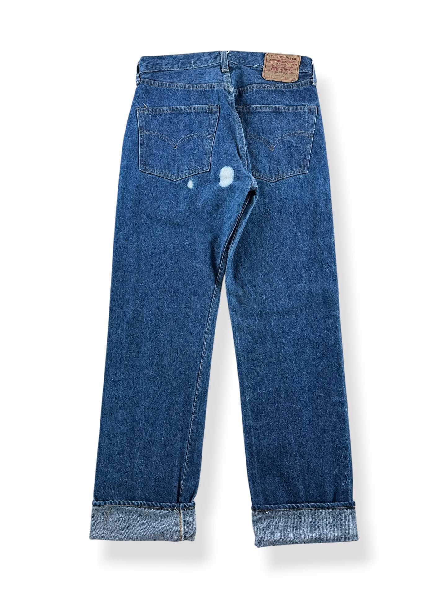 Back of Vintage MIUSA Levi's 501 Redline Jeans W29