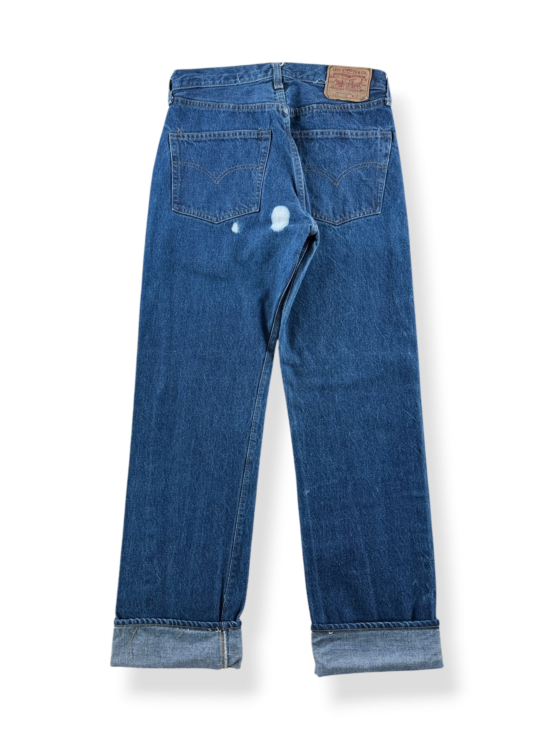 Back of Vintage MIUSA Levi's 501 Redline Jeans W29