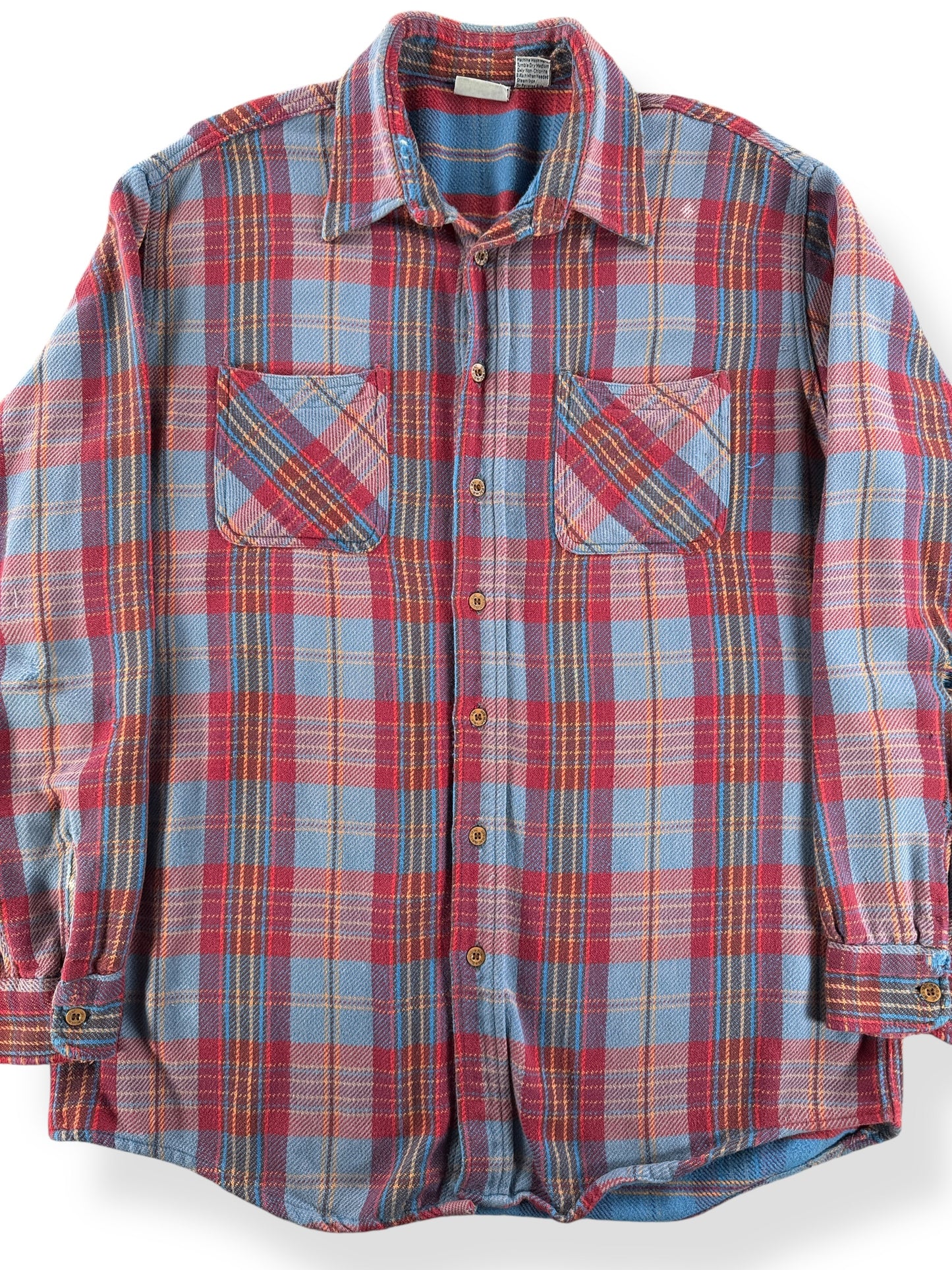 Front Close Up of Vintage Big Mac Cotton Flannel SZ XL Tall