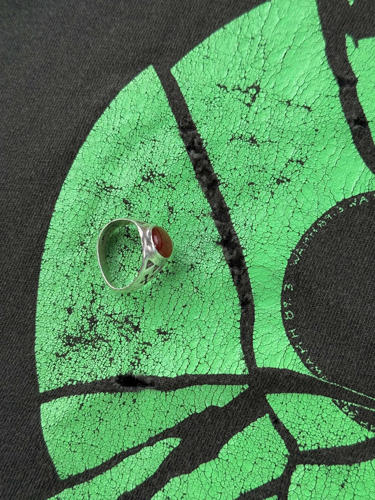 Holes on front of Vintage 90s WAMH Tee SZ L