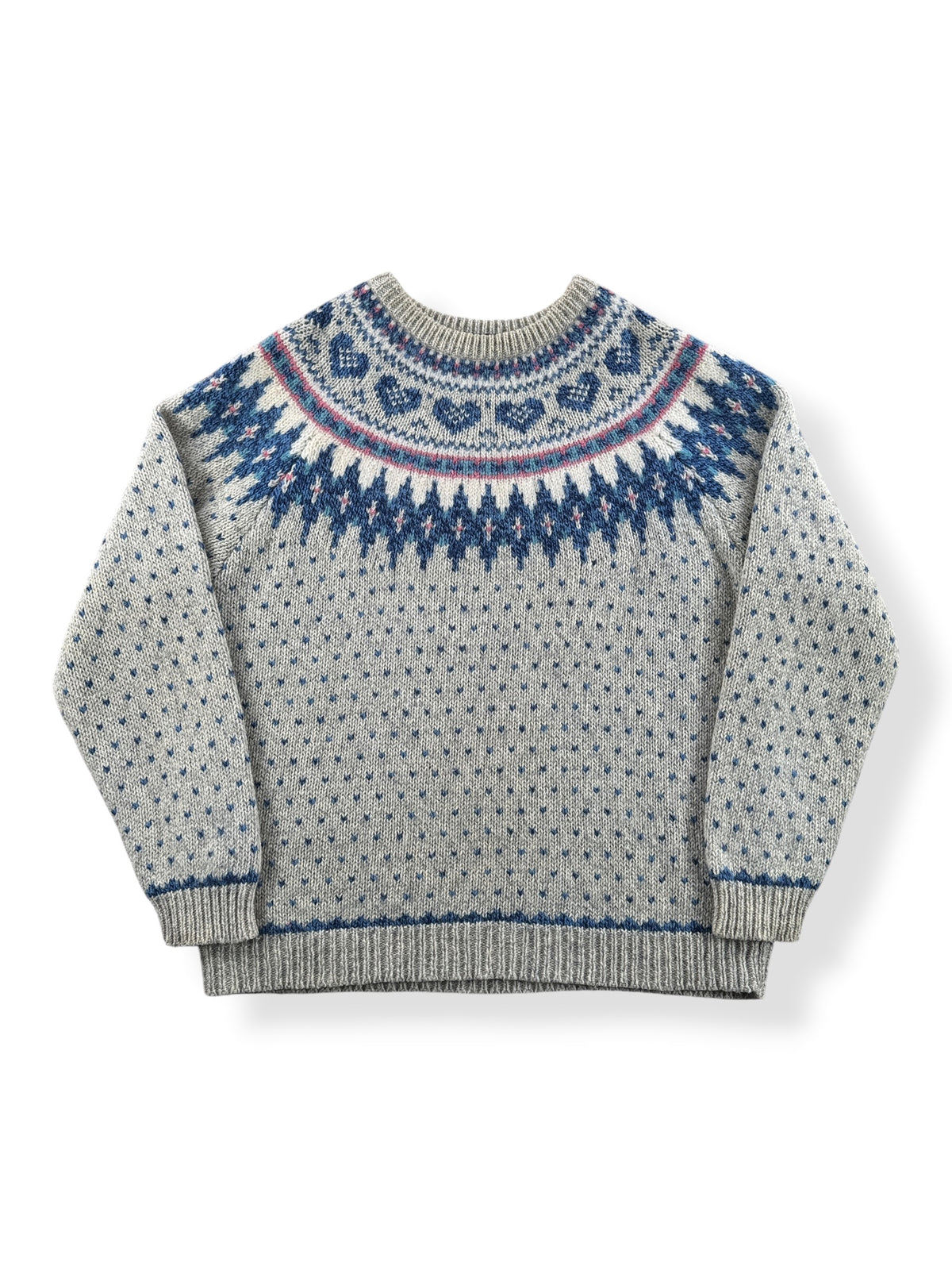 Front of Vintage 1980s Woolrich Woman's Norwegian-style Sweater SZ L