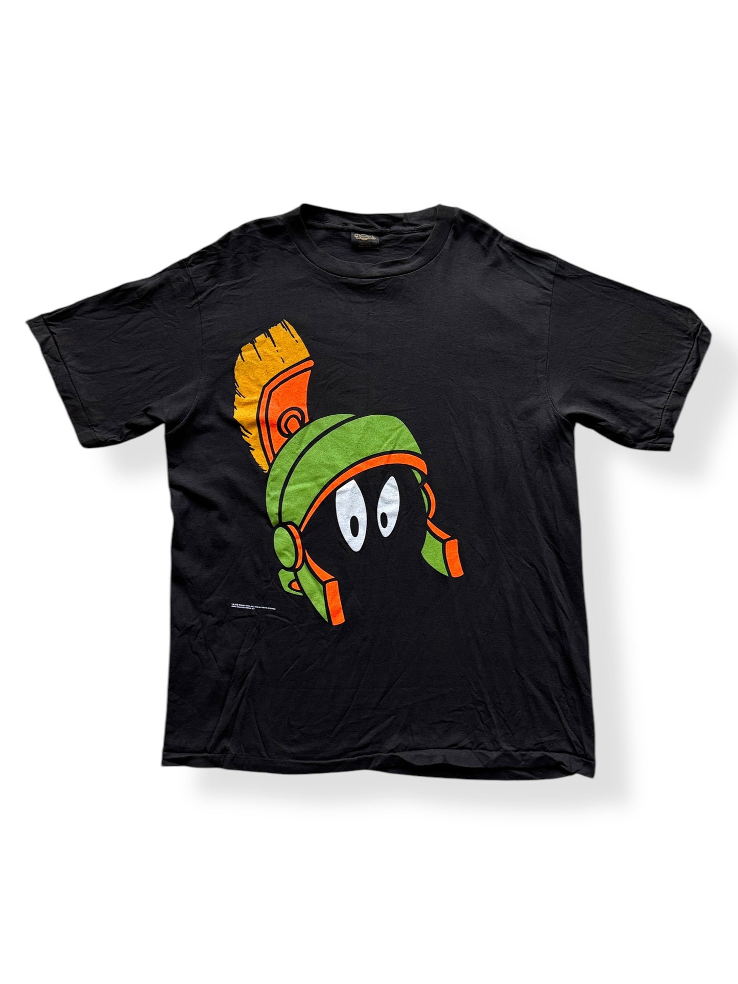 Front of Vintage Marvin the Martian Changes Tee SZ XL