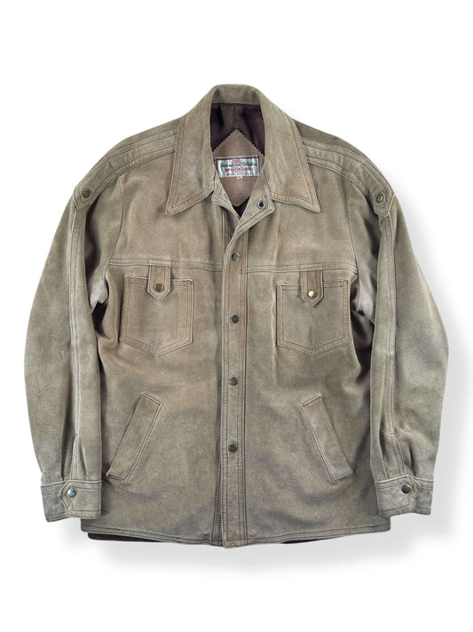Front of Vintage McGregor International Suede Jacket SZ 46