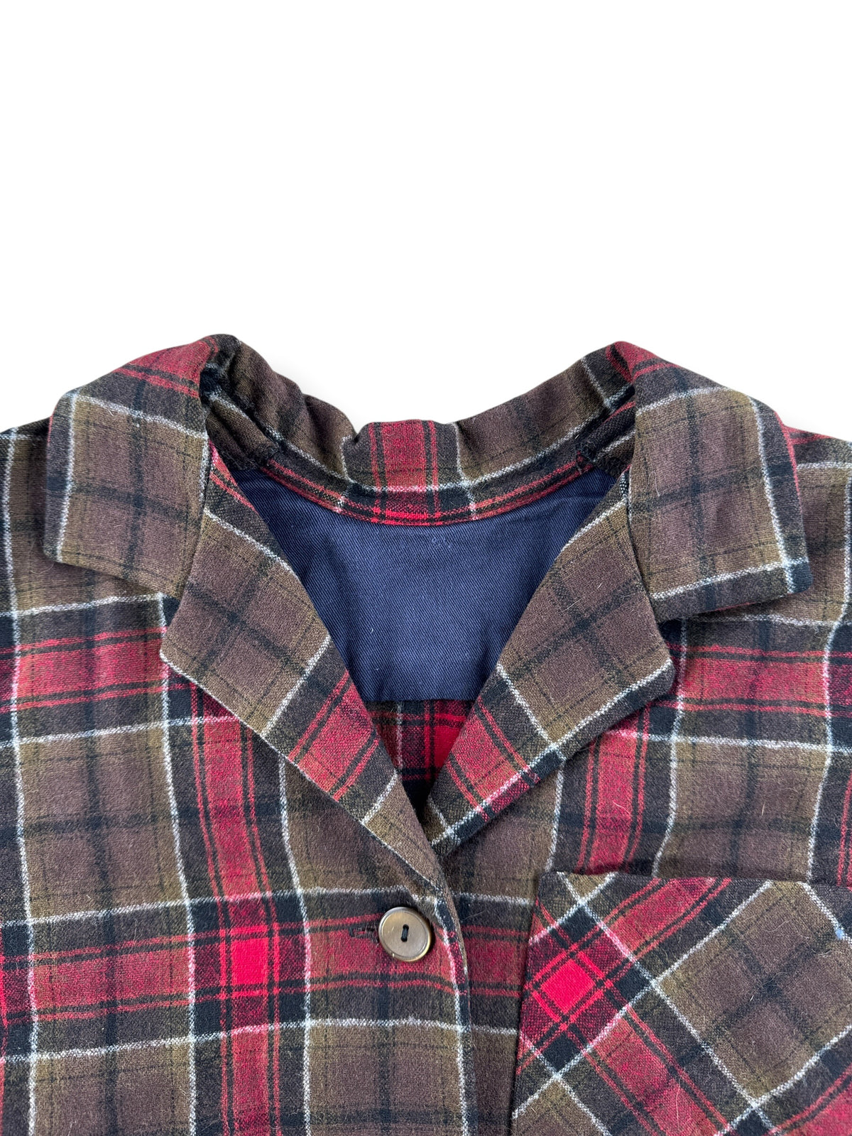 Collar on Vintage 49er Wool Jacket SZ M