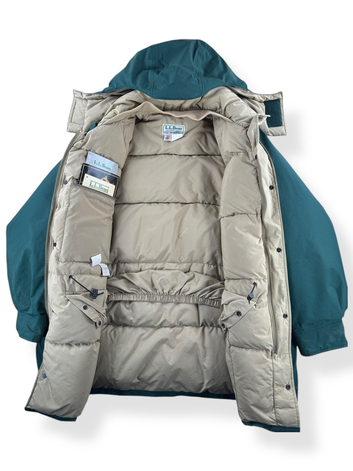 Inside of Vintage L.L. Bean Maine Wardens Parka SZ XL