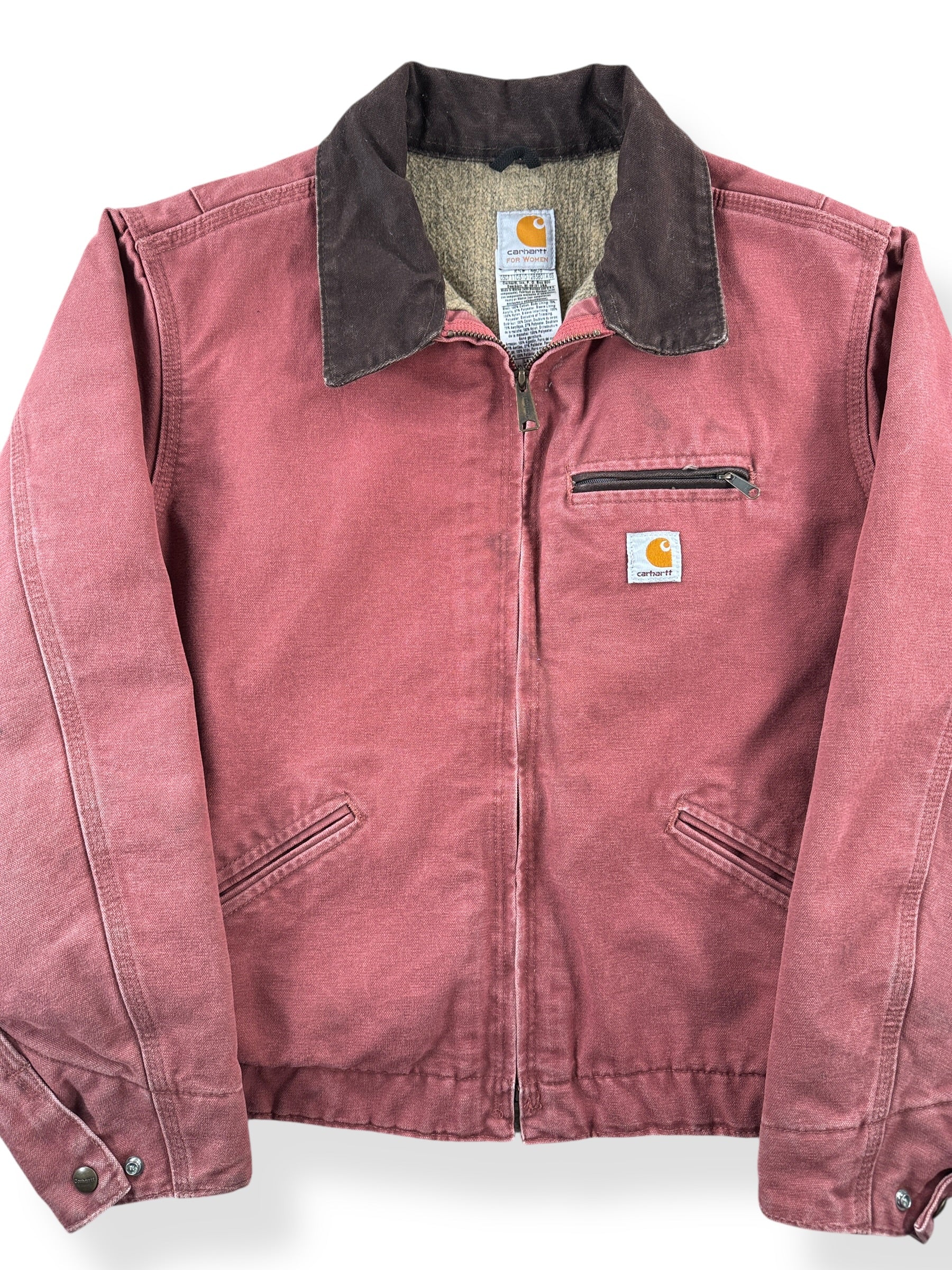 Front Close Up of Carhartt Women's Detroit Jacket SZ L