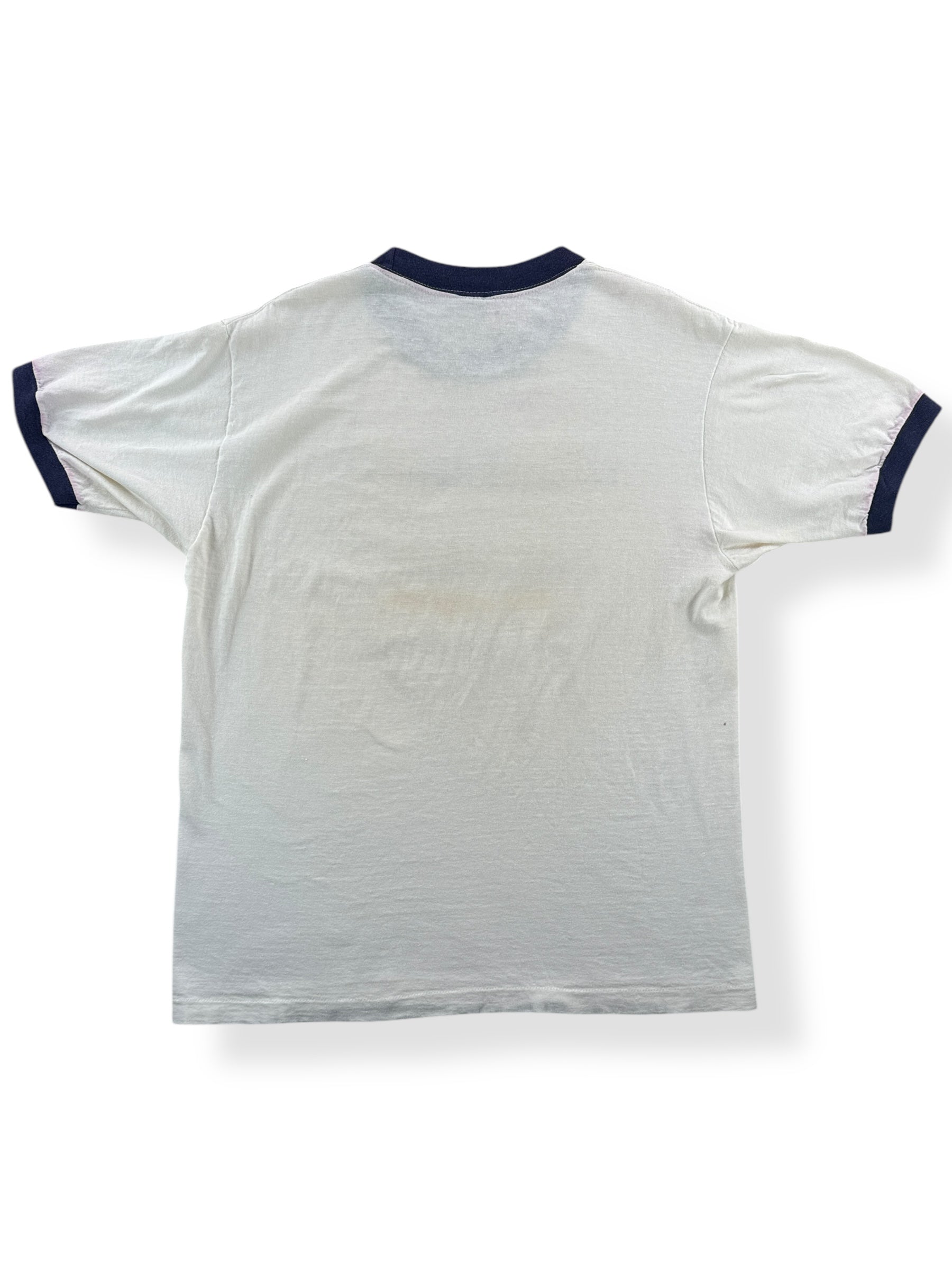 Back of Vintage Disregard Previous T-Shirt Ringer SZ L