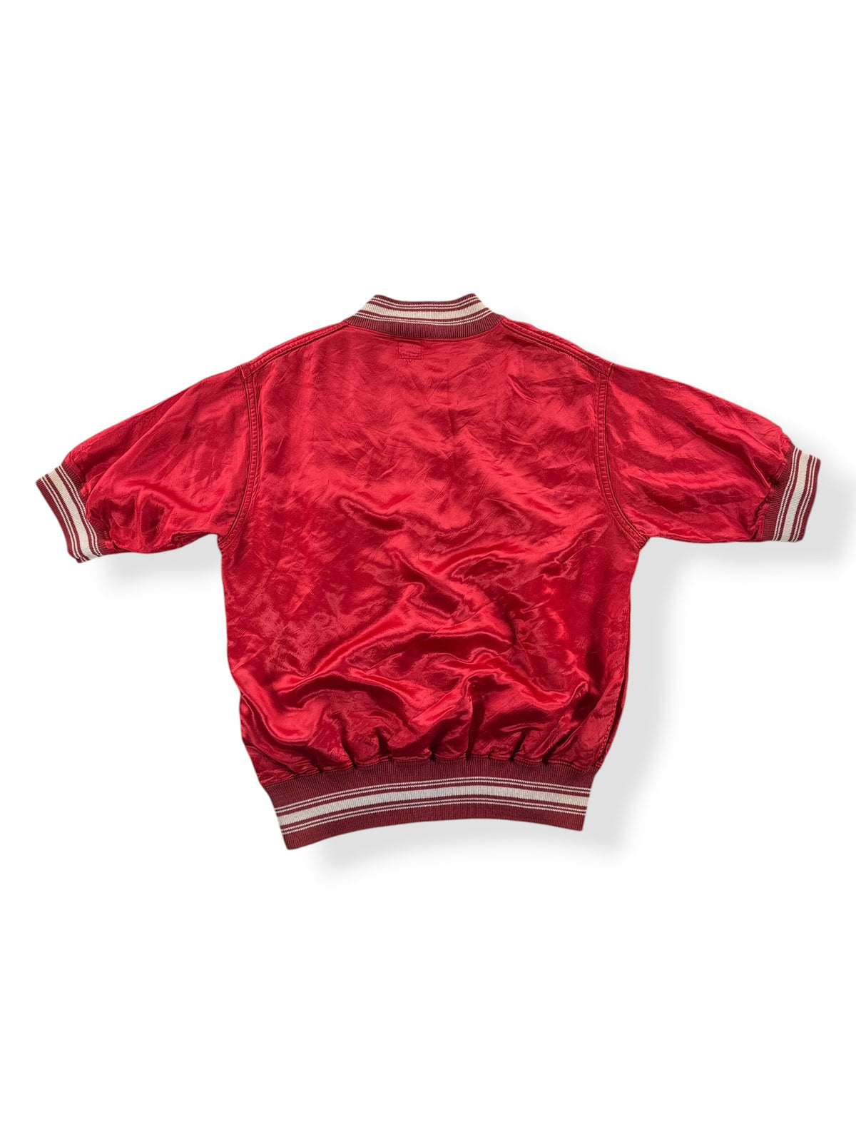 Back of Vintage Southland Satin Basketball Jacket SZ L