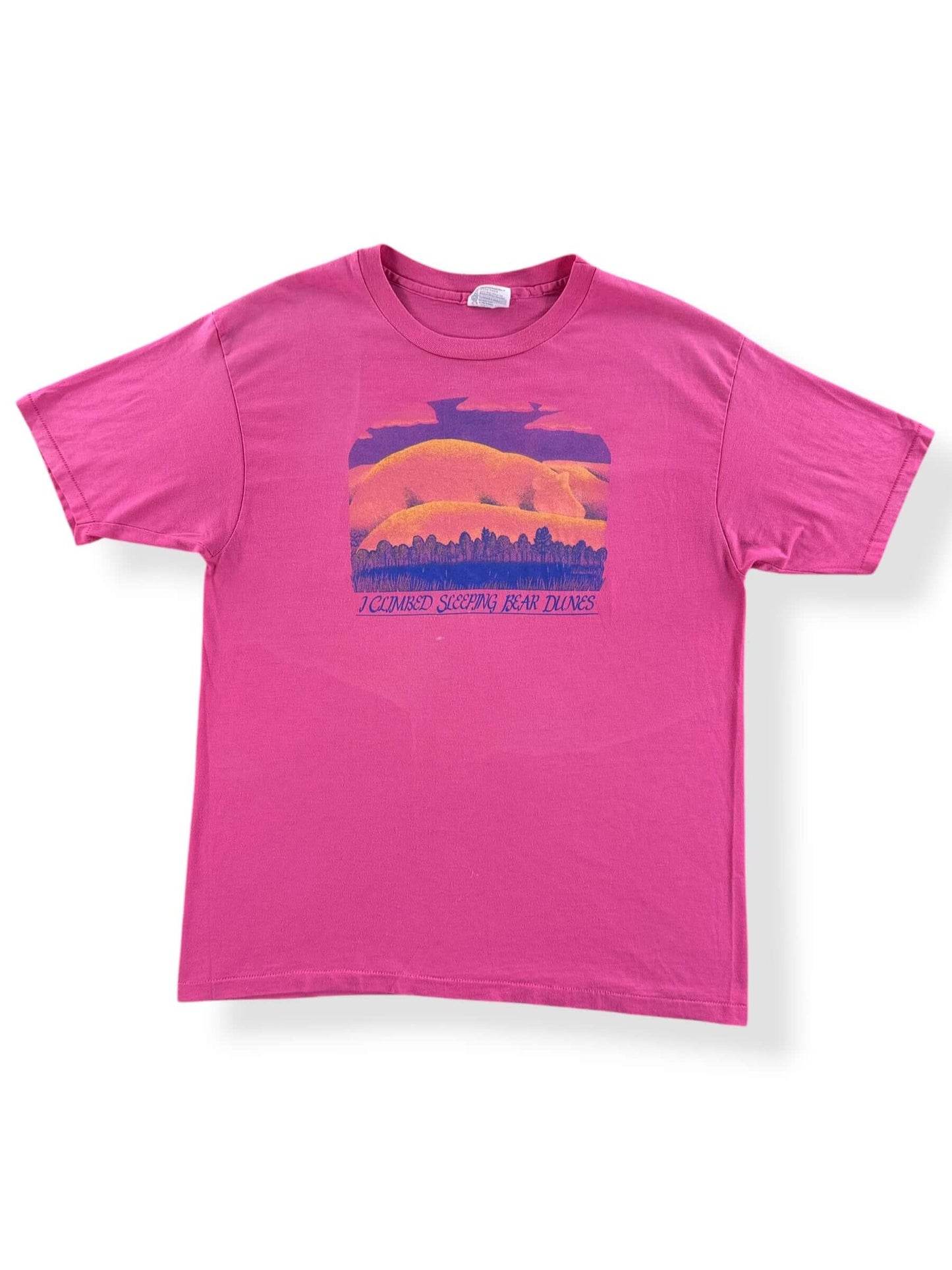 Front of Vintage I Climbed Sleeping Bear Dunes Tee SZ XL (Fits L)