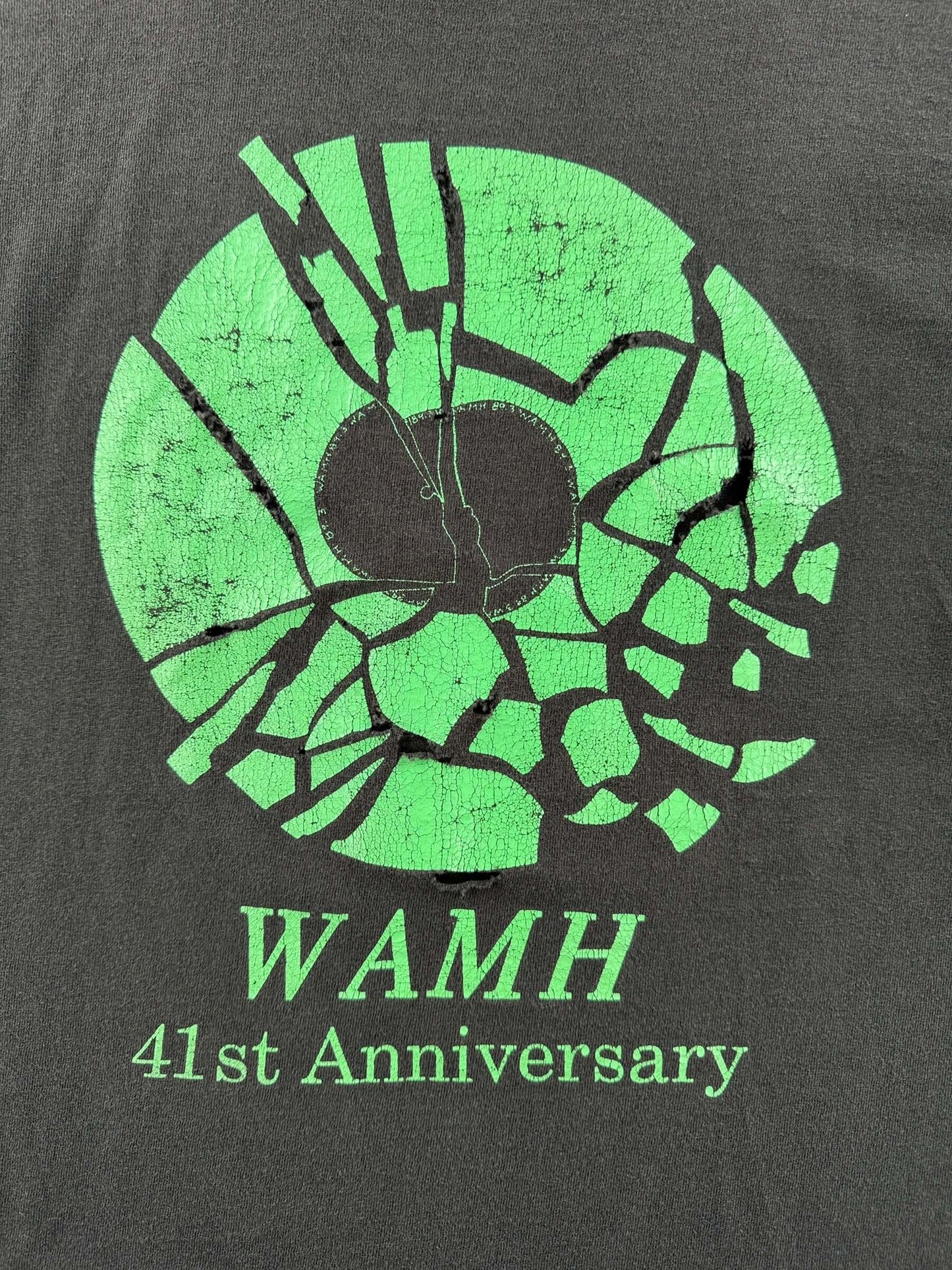 Front Graphic on Vintage 90s WAMH Tee SZ L
