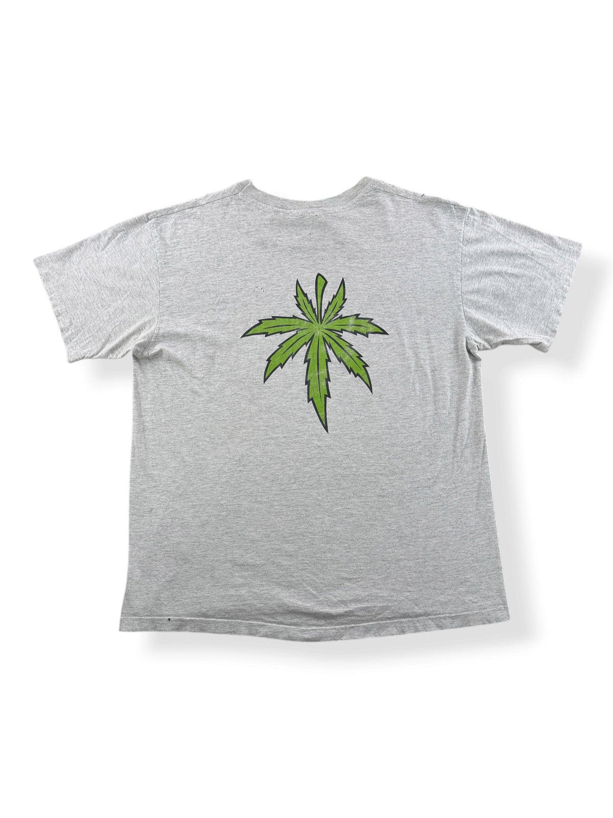 Back of Vintage Nature's Finest Weed Tee SZ XL - AS IS