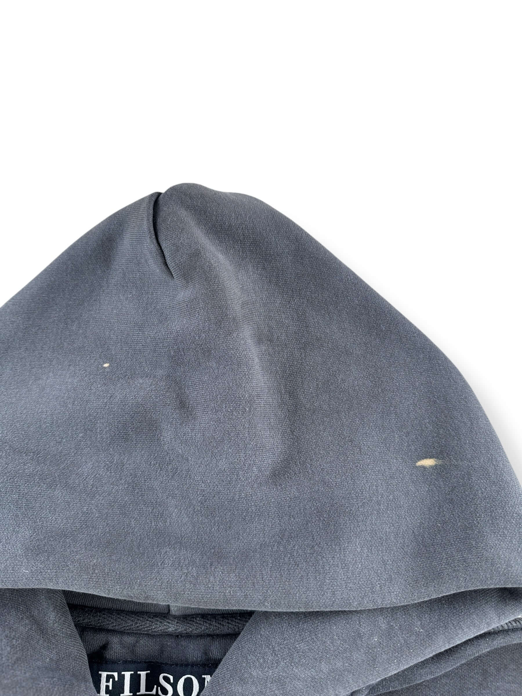 Stain on Filson Faded Black Prospector Hoodie SZ M